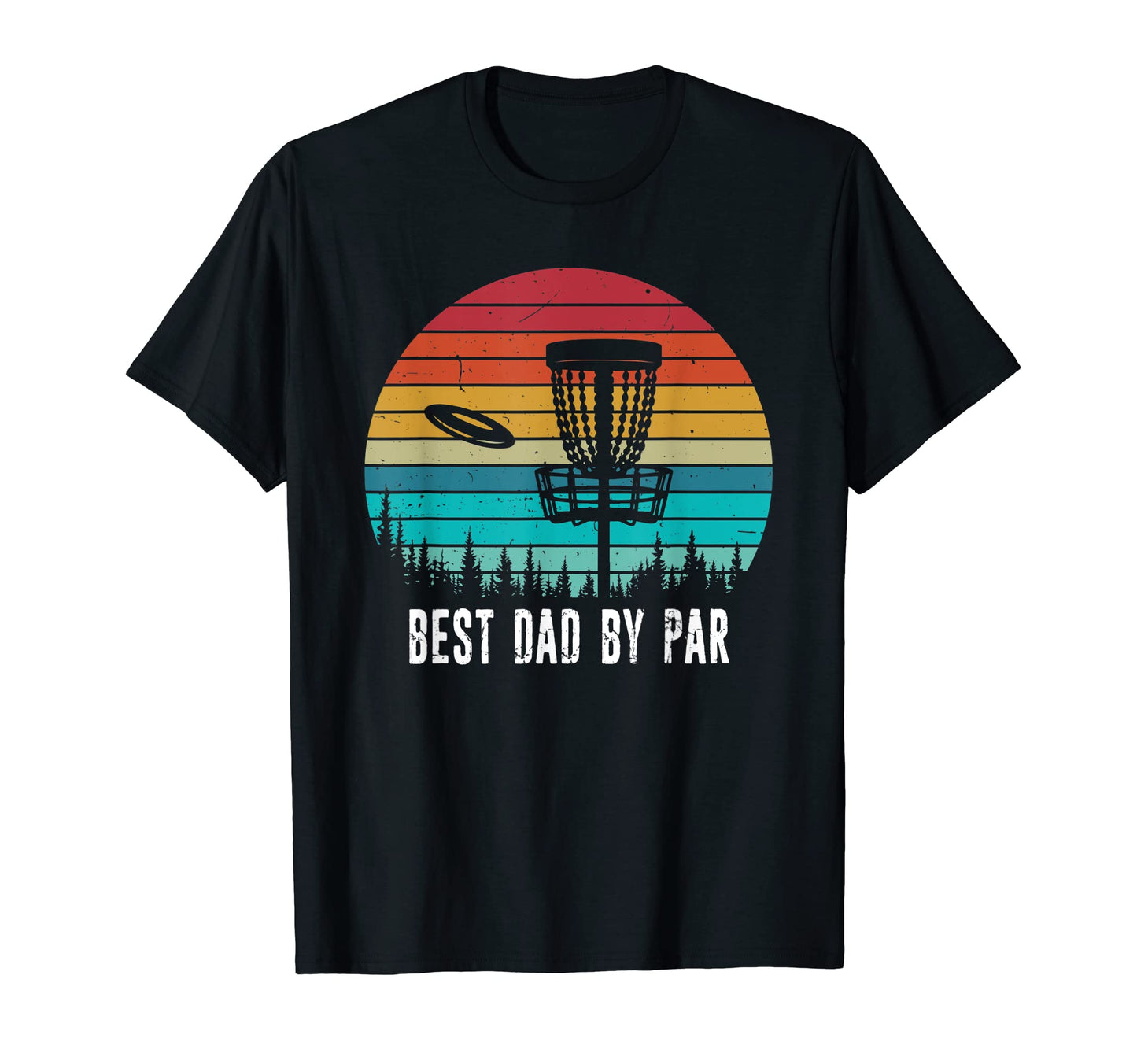 Mens Best Dad Par Disc Golf Fathers Day T-Shirt - Aesthetic Graphic Unisex - T-Shirt, Sweatshirt, Hoodie