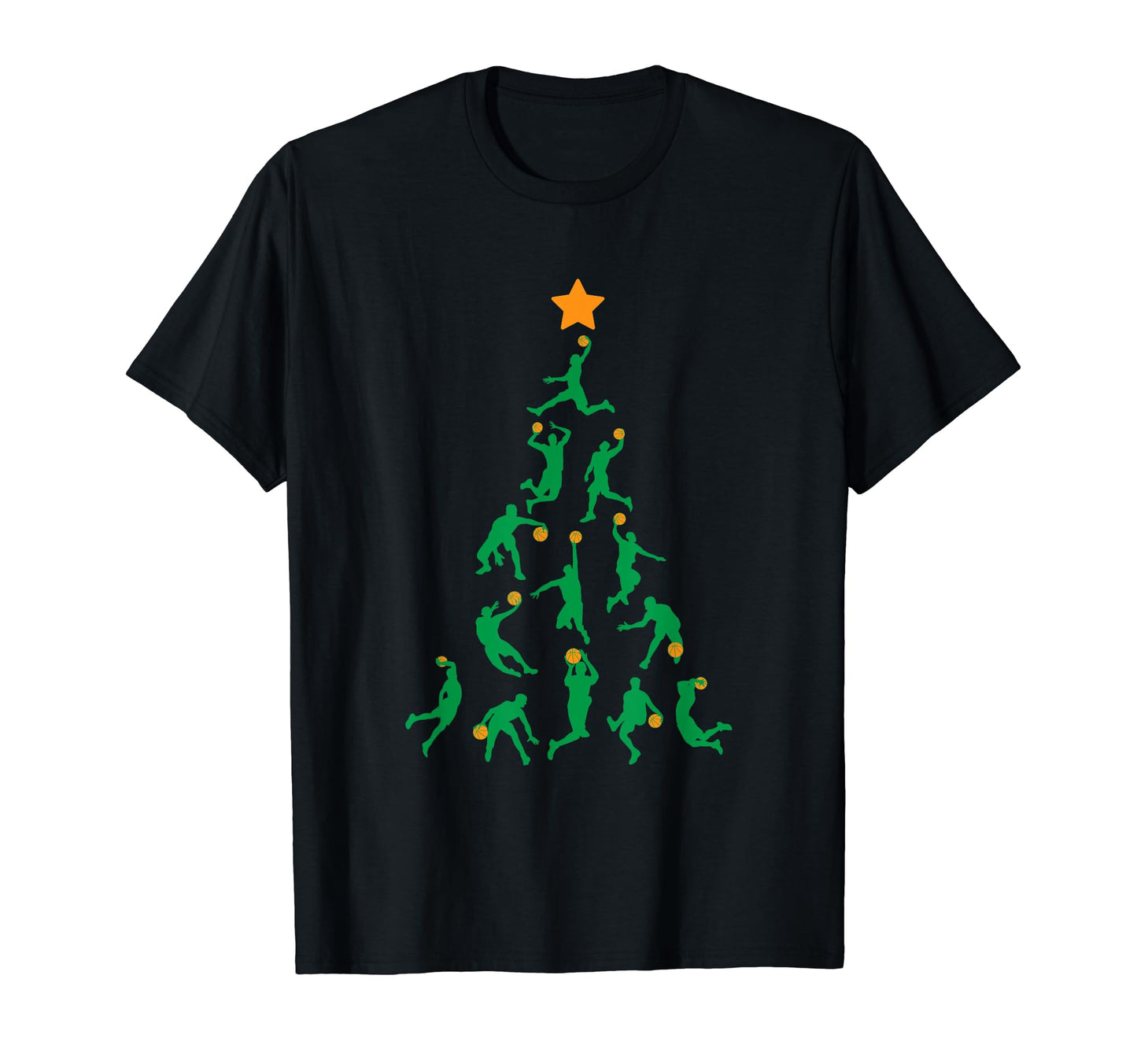 Basketball Sport Hooper Holiday Santa T-Shirt - Graphic Print Men Women - T-Shirt, Sweatshirt, Hoodie