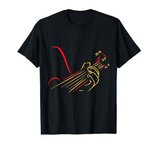 Acoustic Guitar Music Player Musician T-Shirt - Unique Graphic Men Women - T-Shirt, Sweatshirt, Hoodie