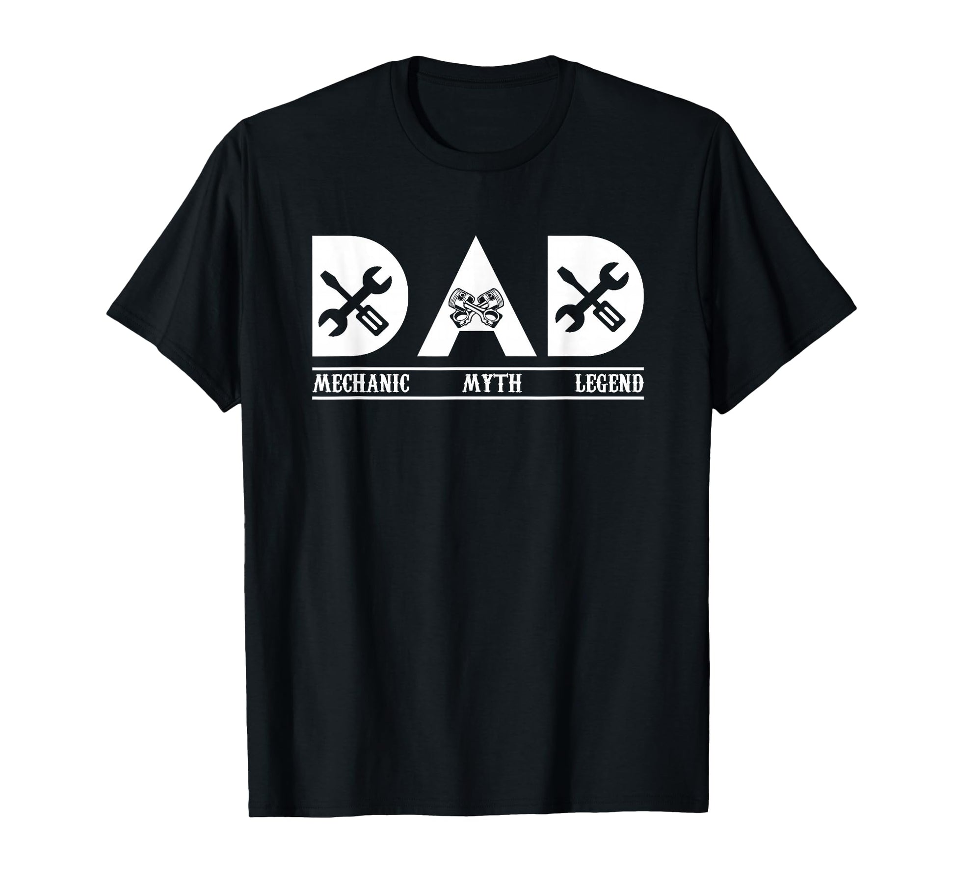 Mechanic Dad Myth Legend Mechanical T-Shirt - Custom Art Print for Adults - T-Shirt, Sweatshirt, Hoodie