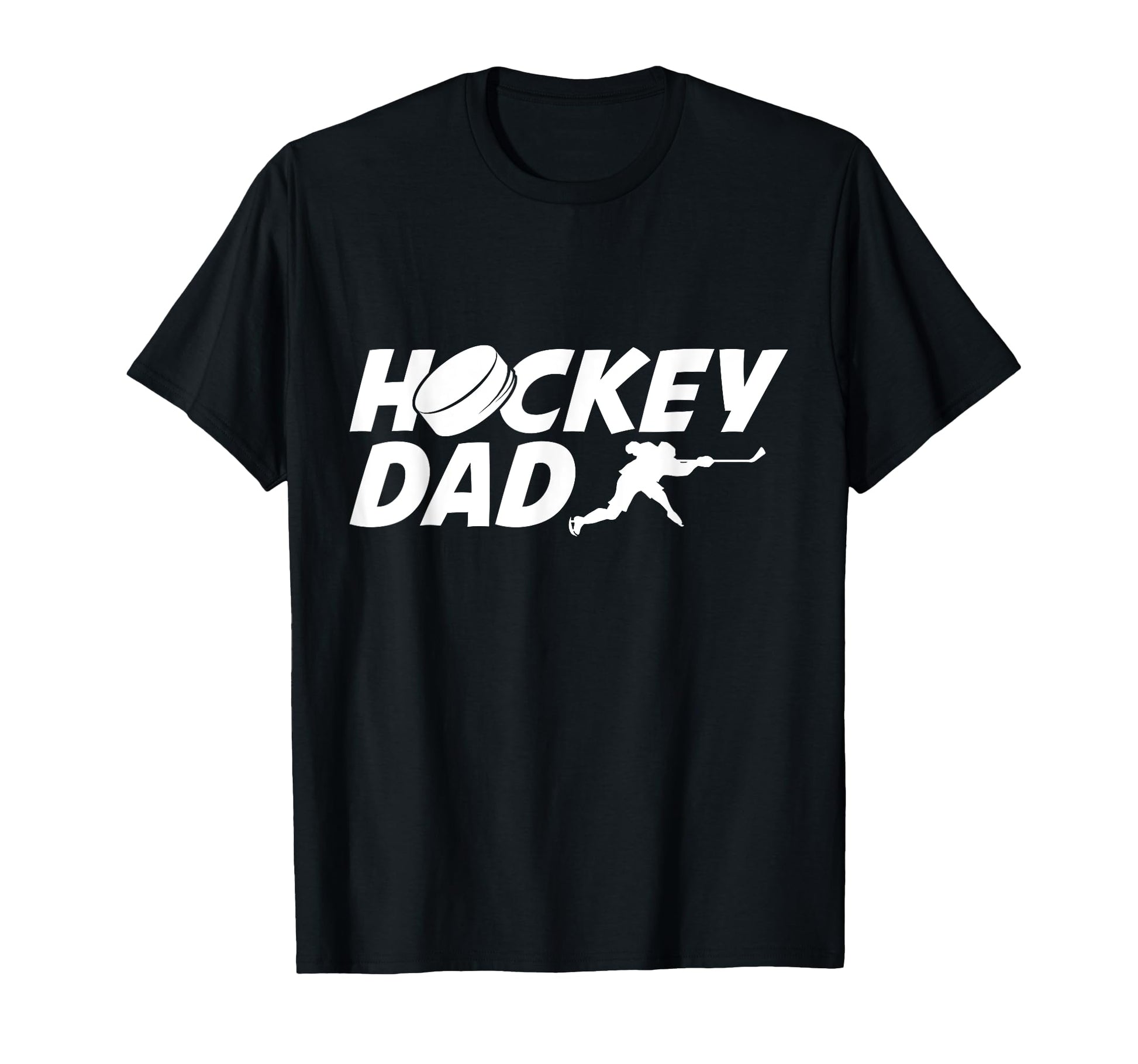 Ice Hockey Sports Gift Dad Father Dad T-Shirt - Custom Art Print for Adults - T-Shirt, Sweatshirt, Hoodie