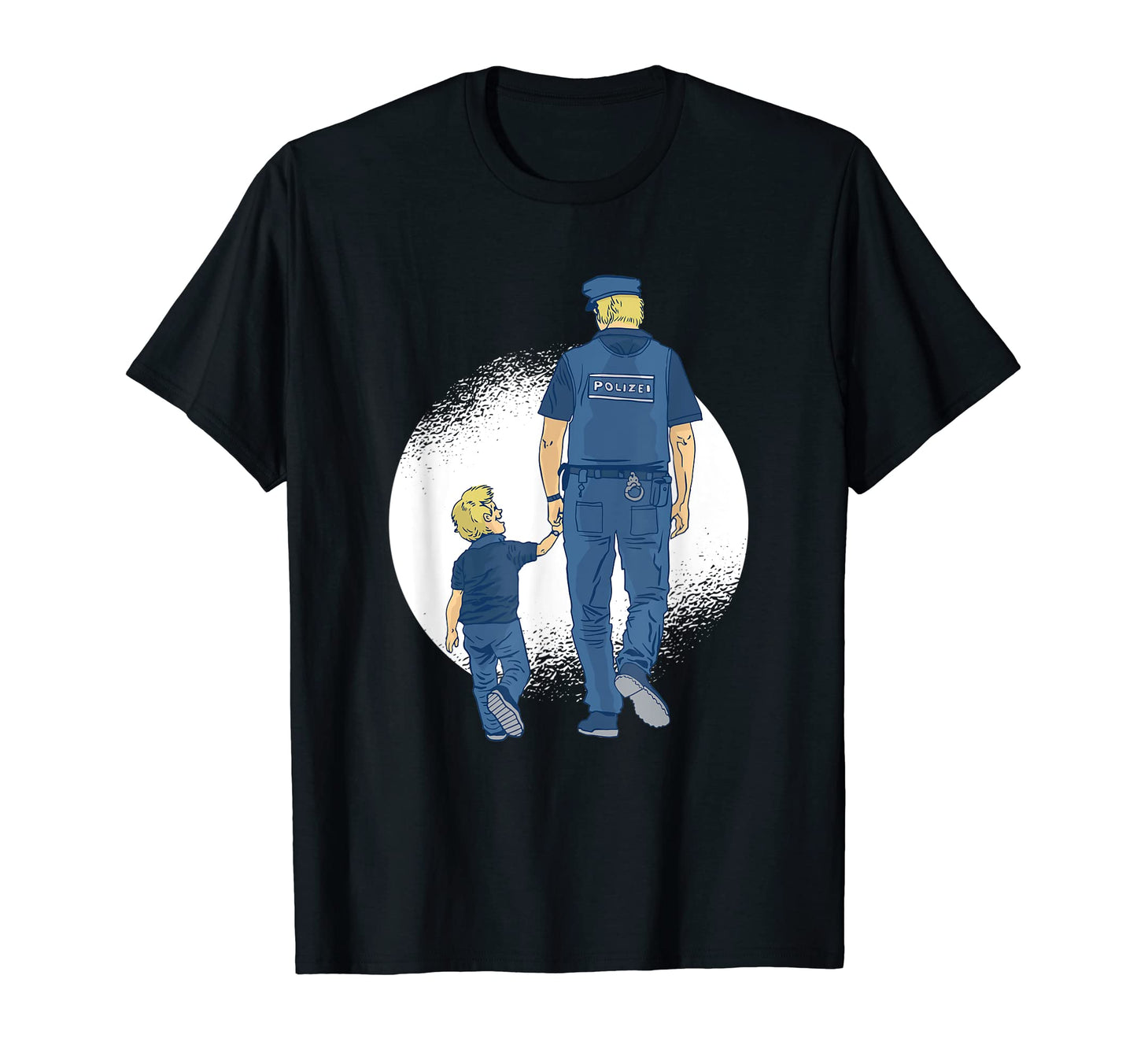 Dad And Police Officer Son Police Gift T-Shirt - Unique Graphic Men Women - T-Shirt, Sweatshirt, Hoodie