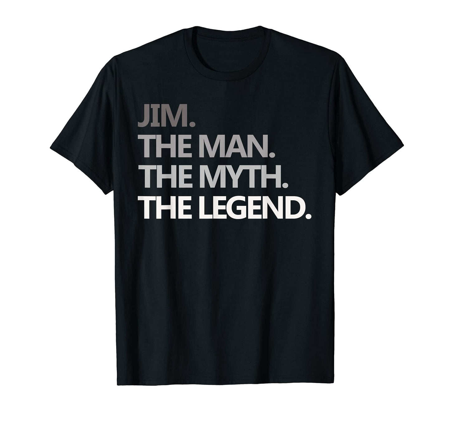 Mens Jim Myth Legend Fathers Day Gift T-Shirt - Novelty Apparel for Adults - T-Shirt, Sweatshirt, Hoodie