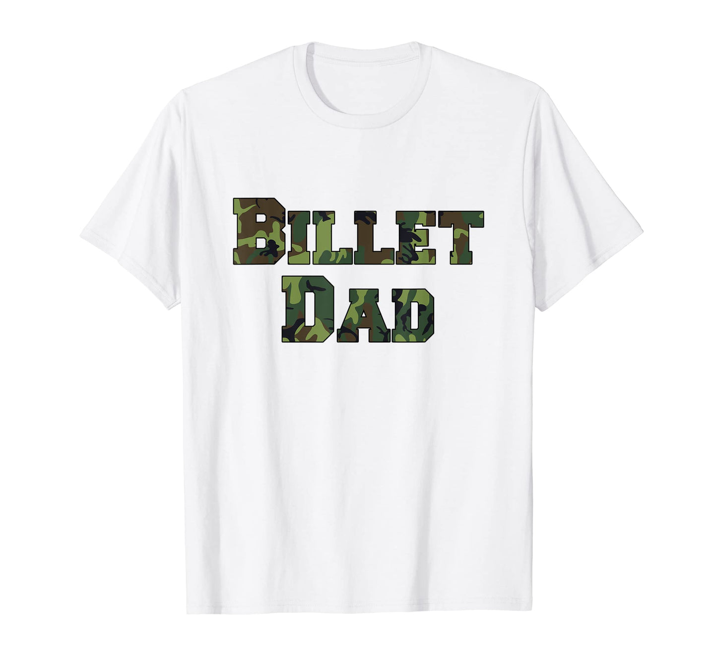 Mens Billet Dad Camo Hockey T-Shirt - Unique Graphic for Adults - T-Shirt, Sweatshirt, Hoodie