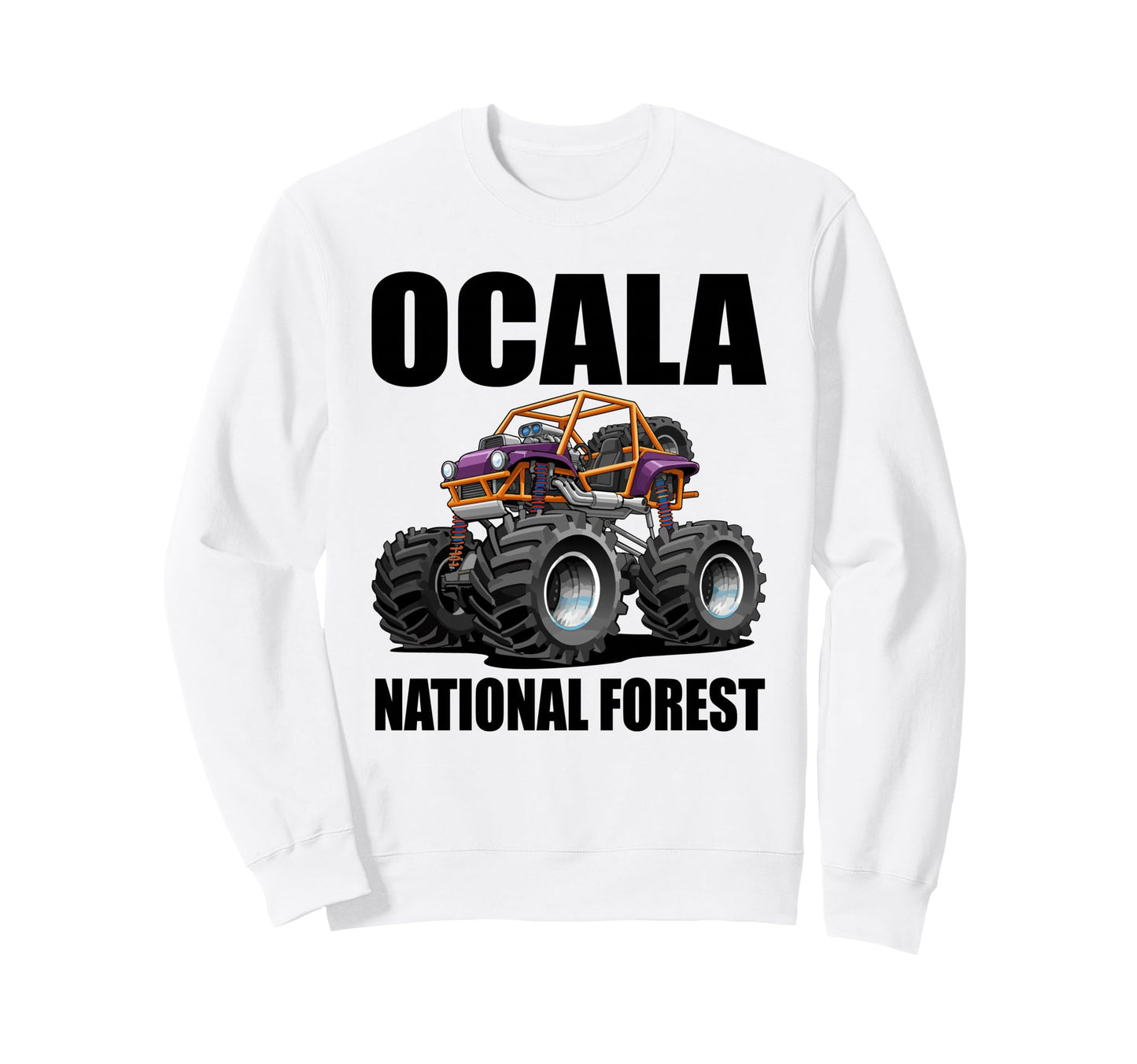 Ocala National Forest Florida 4X4 Sweatshirt - Unique Graphic Unisex - T-Shirt, Sweatshirt, Hoodie