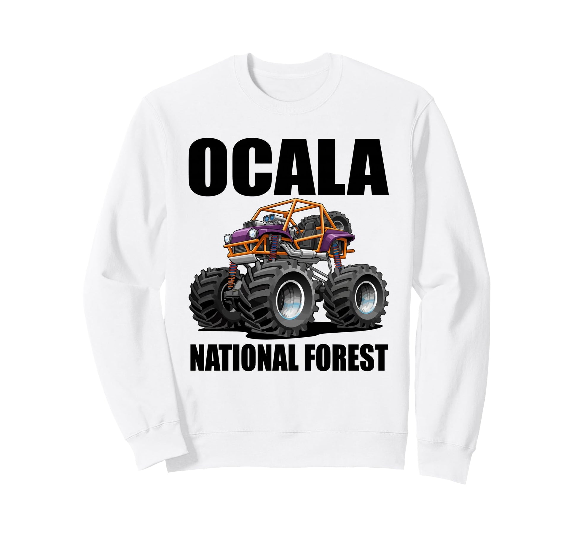 Ocala National Forest Florida 4X4 Sweatshirt - Unique Graphic Unisex - T-Shirt, Sweatshirt, Hoodie