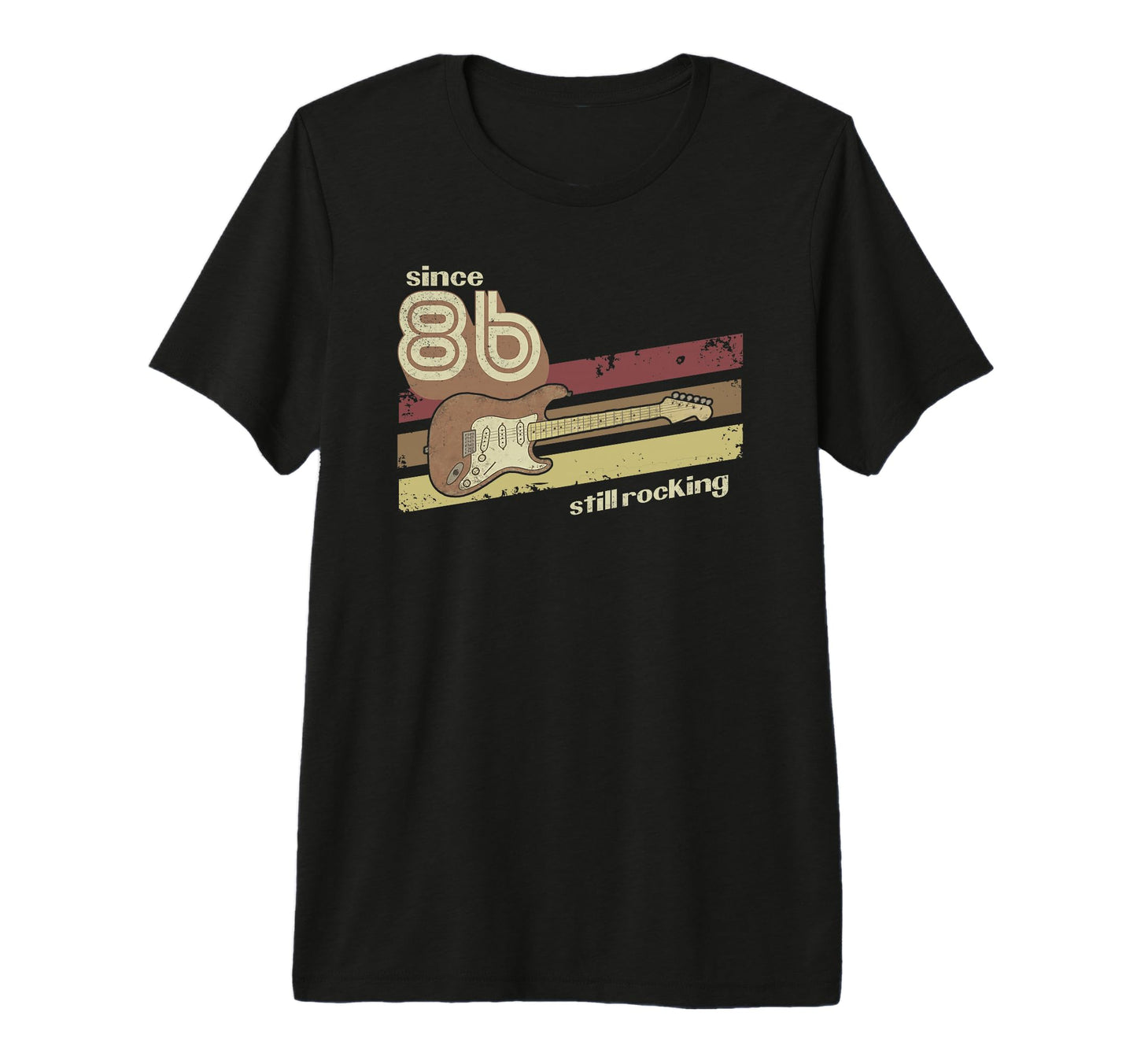 Guitar Dad Still Rocking Since 1986 T-Shirt - Unique Graphic for Adults - T-Shirt, Sweatshirt, Hoodie