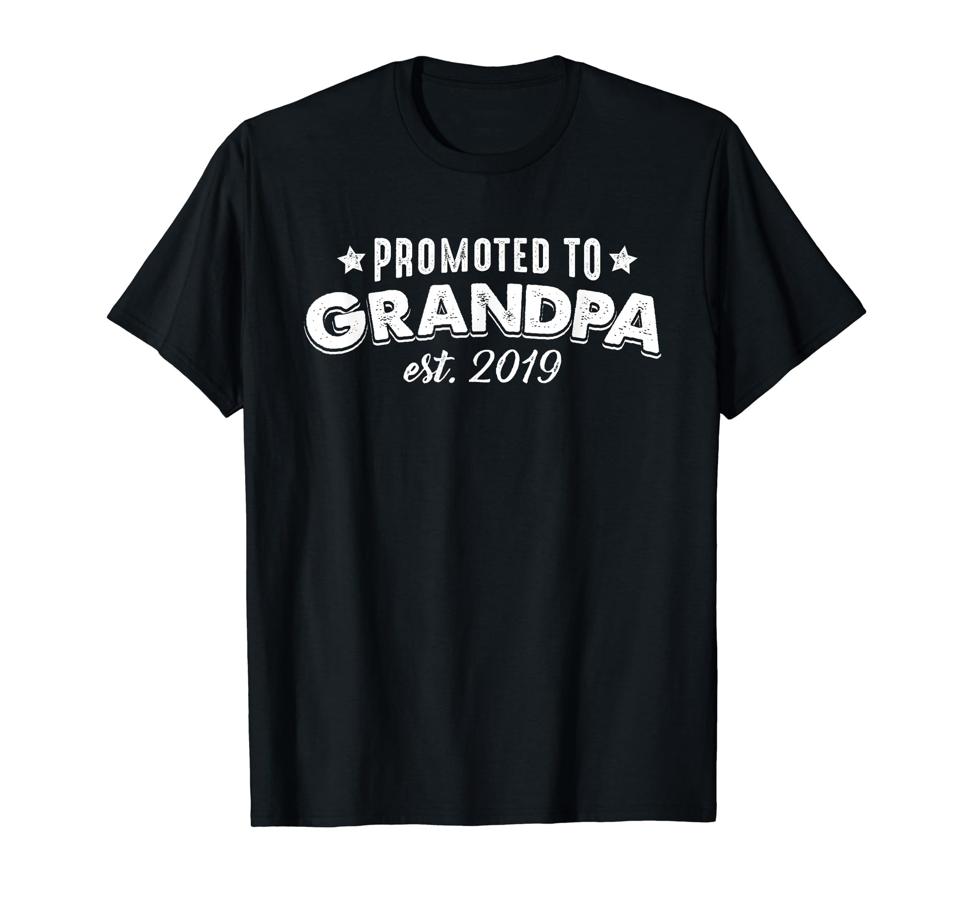 Mens Promoted To Grandpa 2019 New Grand T-Shirt - Trendy Graphic Men Women - T-Shirt, Sweatshirt, Hoodie