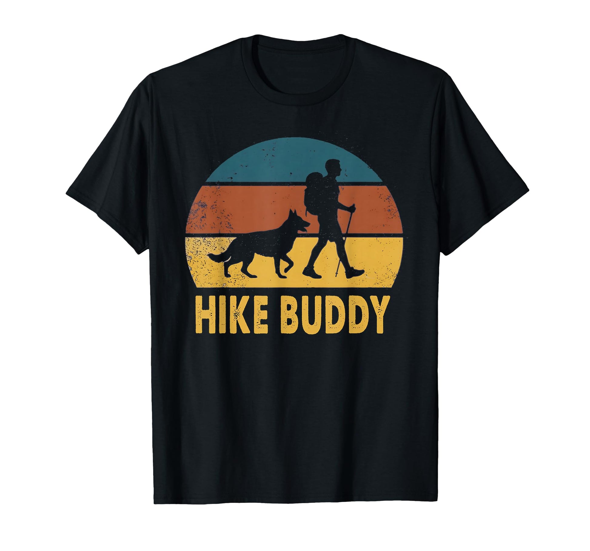Hike Buddy Hiking Dog Lover Outdoors T-Shirt - Aesthetic Graphic for Adults - T-Shirt, Sweatshirt, Hoodie