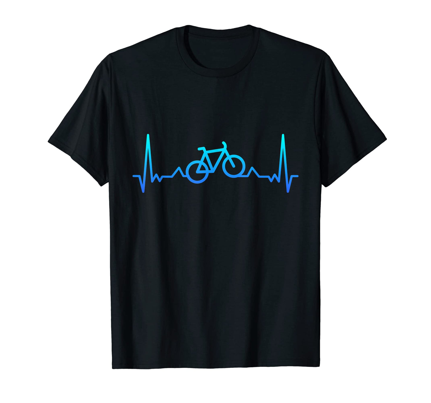 Bicycle Heartbeat Bike Dad Cycling Gift T-Shirt - Unique Graphic Men Women - T-Shirt, Sweatshirt, Hoodie
