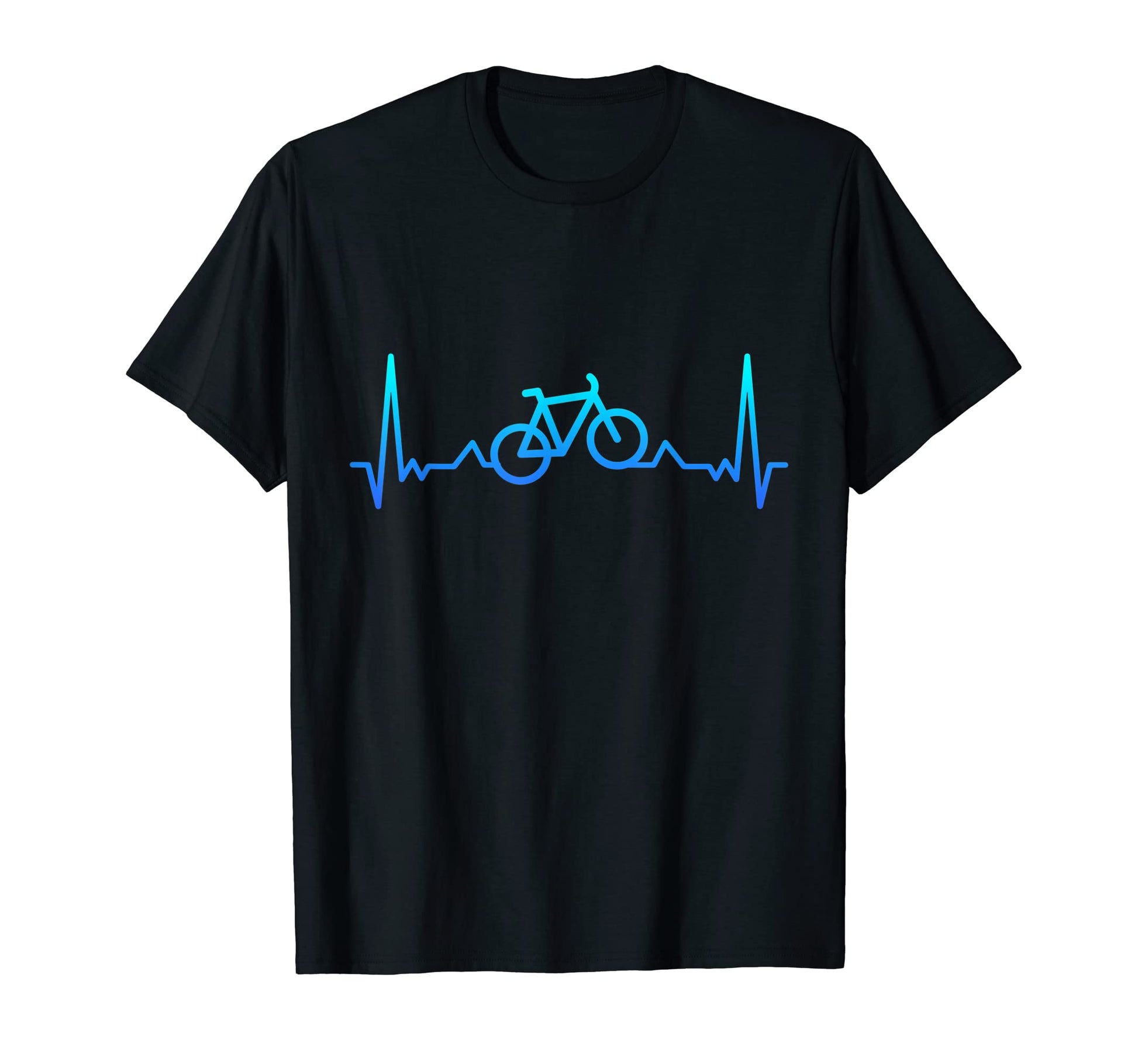 Bicycle Heartbeat Bike Dad Cycling Gift T-Shirt - Unique Graphic Men Women - T-Shirt, Sweatshirt, Hoodie