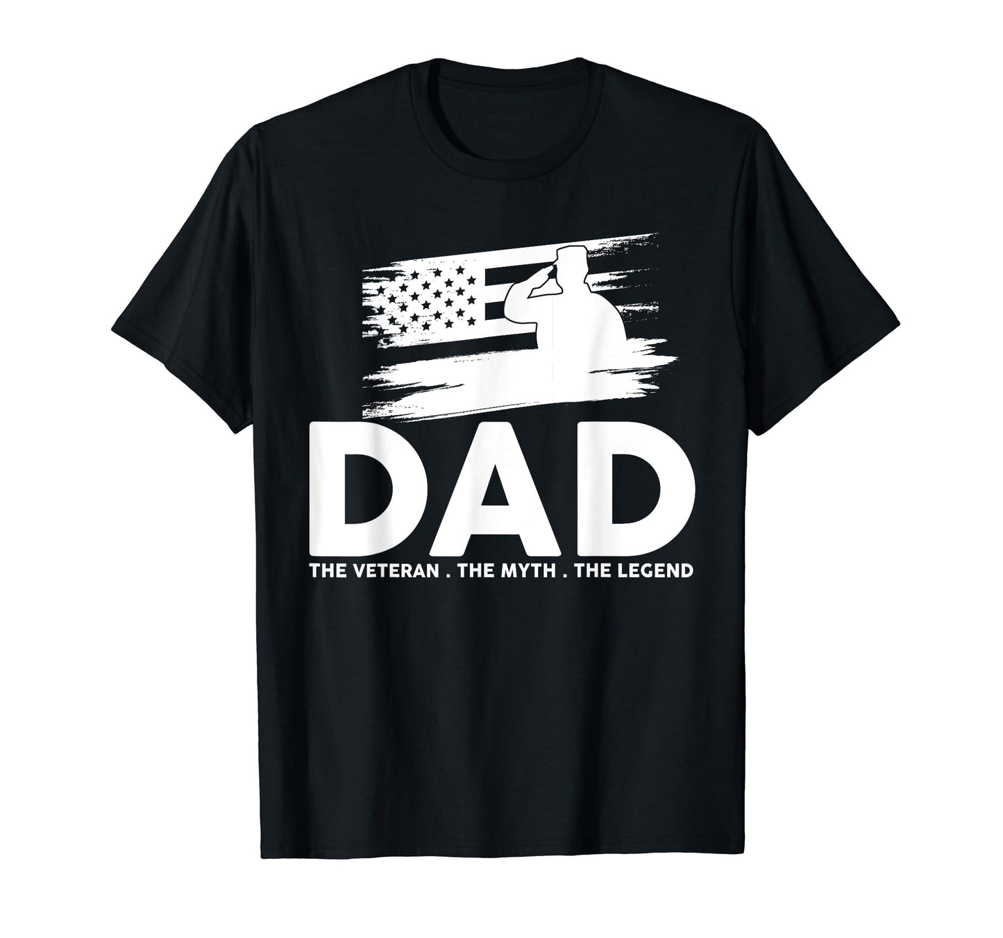 Mens Dad Veteran Myth Legend T-Shirt - Casual Everyday Wear for Adults - T-Shirt, Sweatshirt, Hoodie