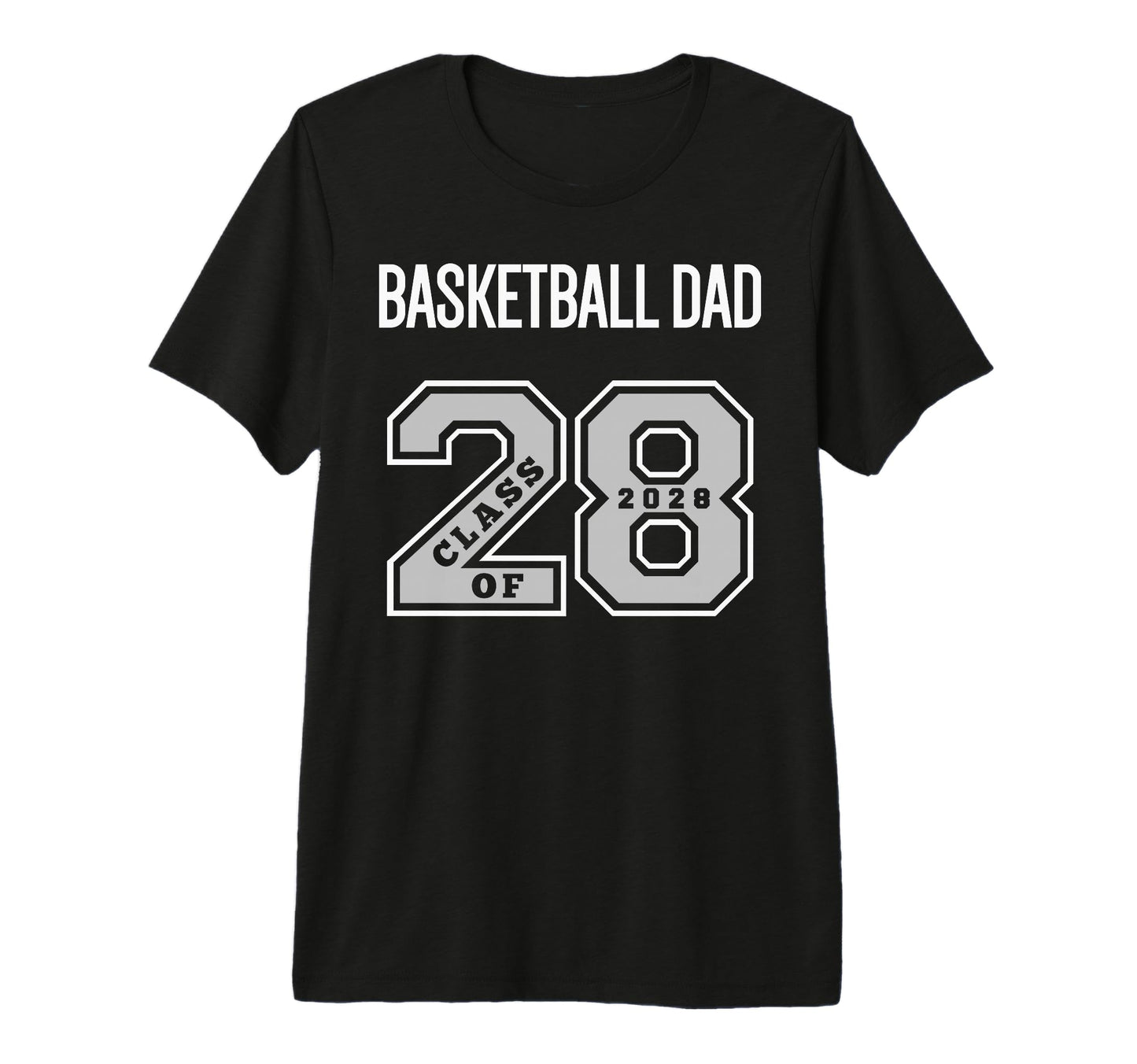 Basketball Dad Class 2028 Basketball Dad T-Shirt - Graphic Print Men Women - T-Shirt, Sweatshirt, Hoodie