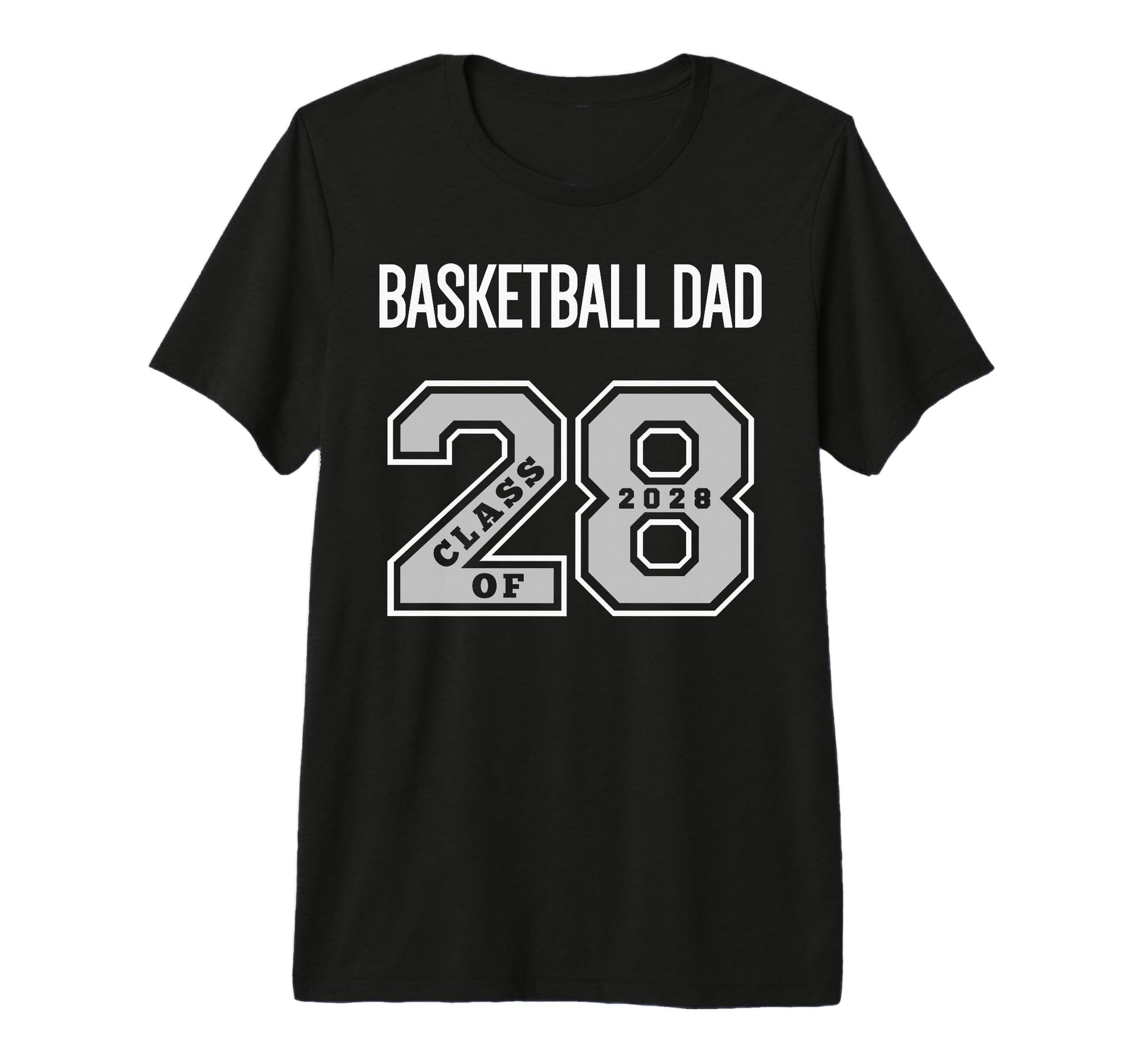 Basketball Dad Class 2028 Basketball Dad T-Shirt - Graphic Print Men Women - T-Shirt, Sweatshirt, Hoodie
