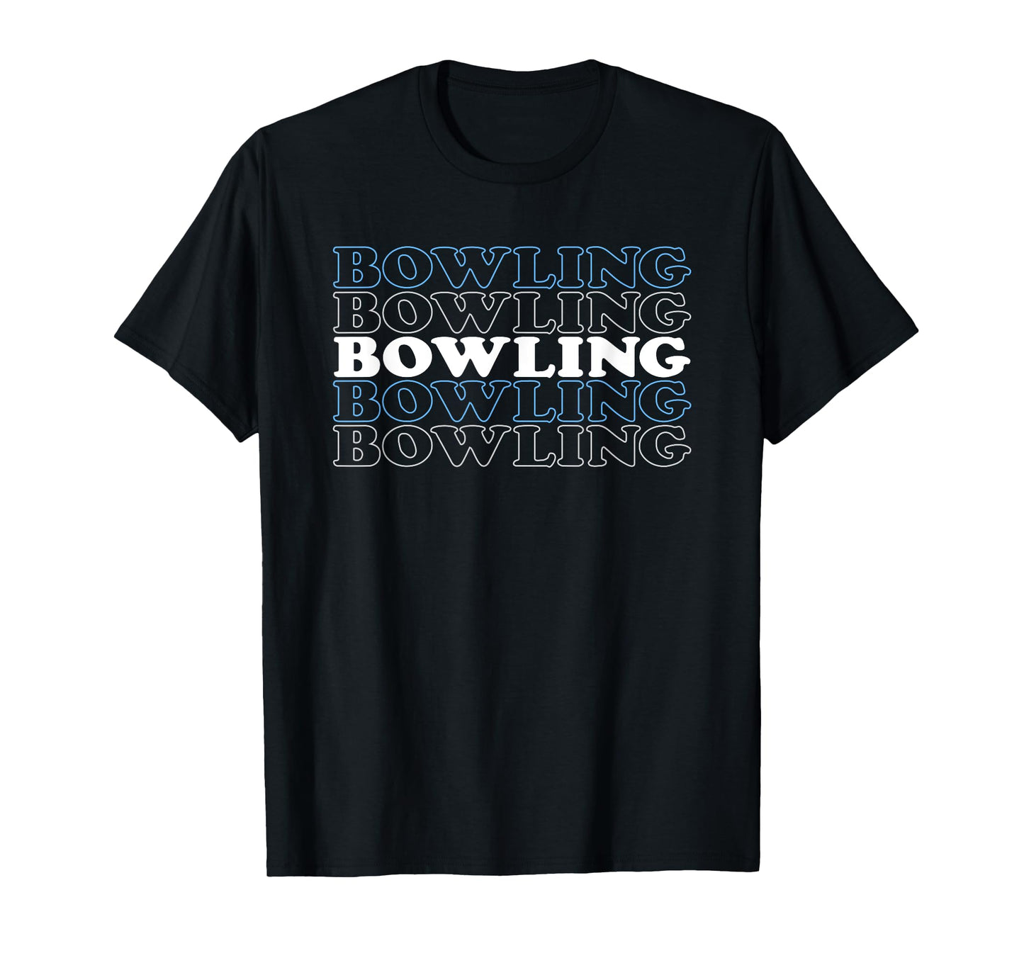 Bowling Gift Husband Or Dad Bowling Text T-Shirt - Unique Graphic Men Women - T-Shirt, Sweatshirt, Hoodie
