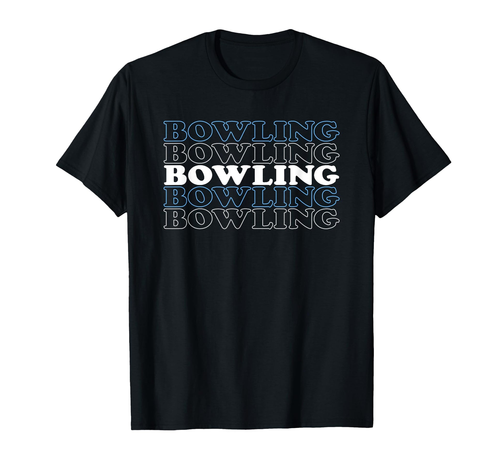 Bowling Gift Husband Or Dad Bowling Text T-Shirt - Unique Graphic Men Women - T-Shirt, Sweatshirt, Hoodie