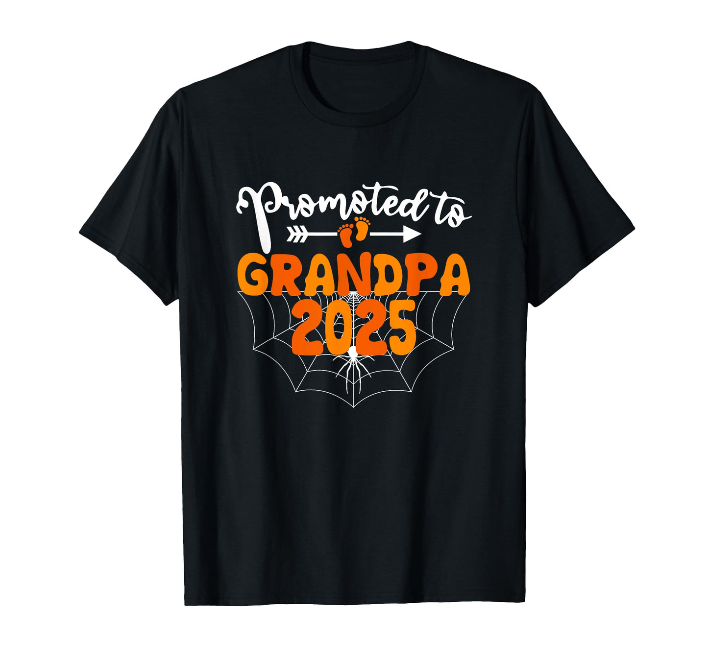 Promoted To Grandpa 2025 Halloween T-Shirt - Fun Novelty Design Unisex - T-Shirt, Sweatshirt, Hoodie