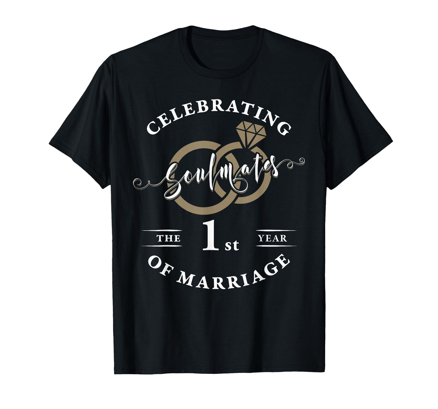 1 Year Wedding Anniversary Couple T-Shirt - Aesthetic Graphic Men Women - T-Shirt, Sweatshirt, Hoodie