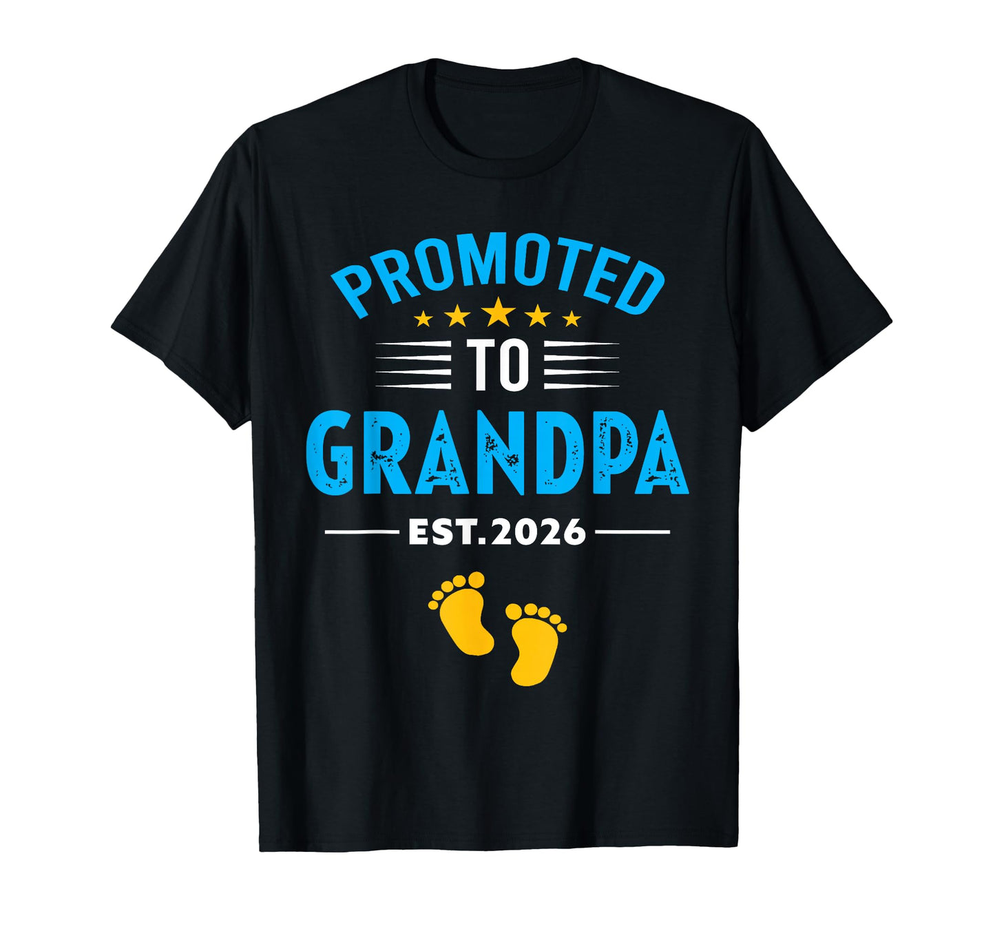 Promoted To Grandpa 2026 Great T-Shirt - Minimalist Print for Adults - T-Shirt, Sweatshirt, Hoodie