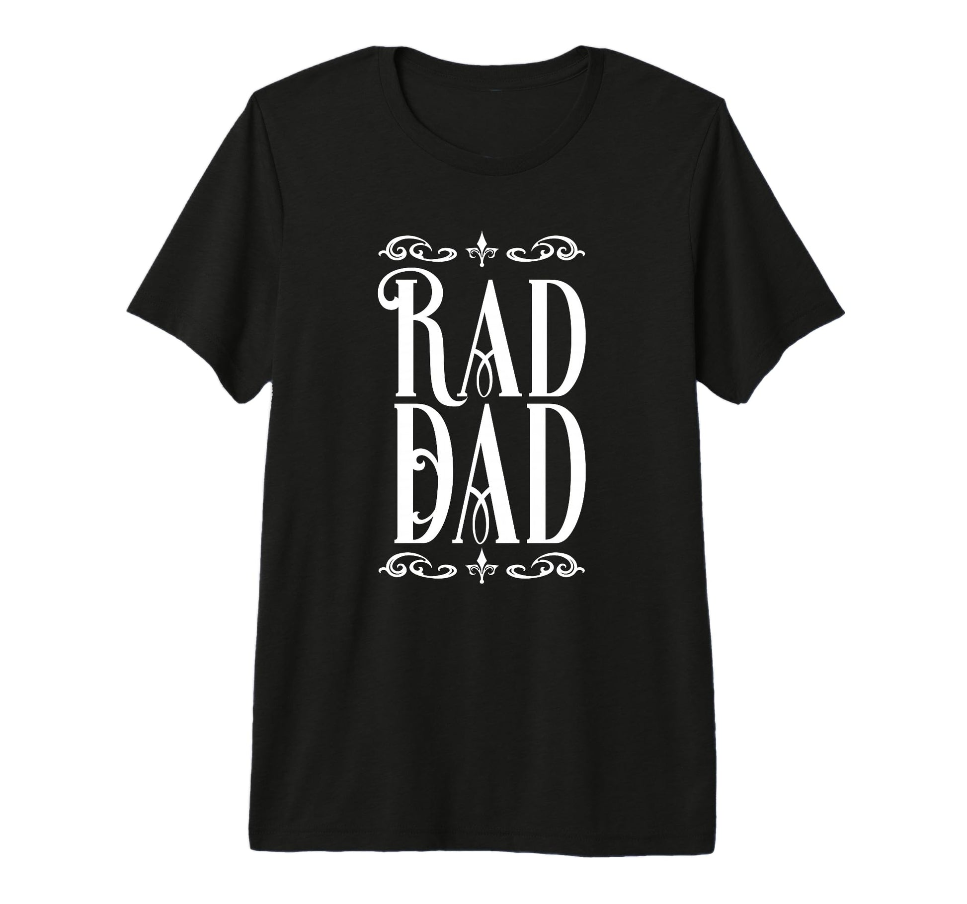 Rad Dad Rad Dad Fathers Day Tri T-Shirt - Fun Novelty Design for Adults - T-Shirt, Sweatshirt, Hoodie