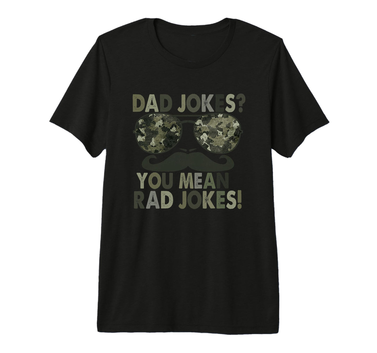 Dad Jokes You Mean Rad Jokes Tri Blend T-Shirt - Aesthetic Graphic Unisex - T-Shirt, Sweatshirt, Hoodie