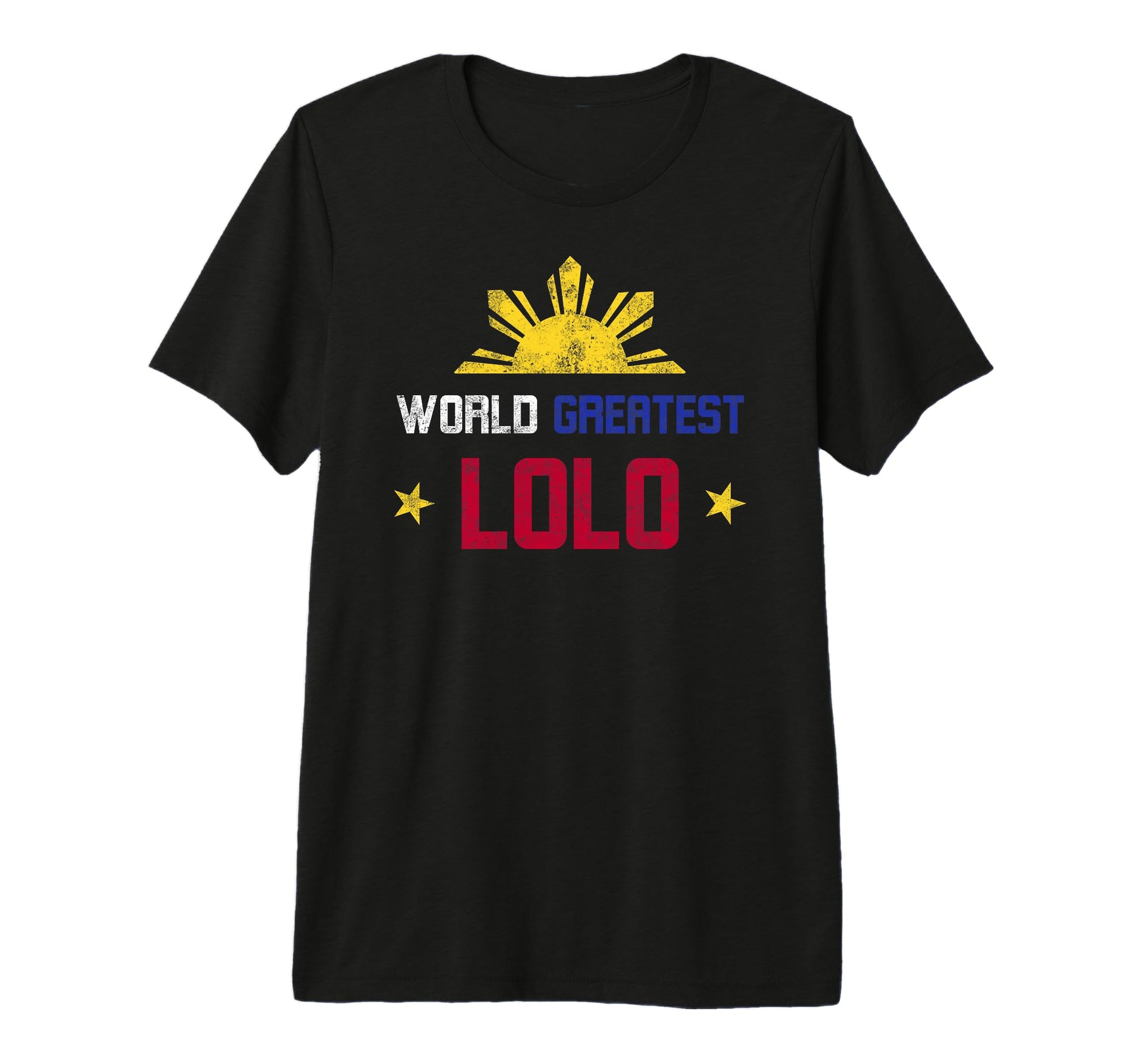 World Greatest Lolo Grandad Fathers T-Shirt - Fun Novelty Design Unisex - T-Shirt, Sweatshirt, Hoodie