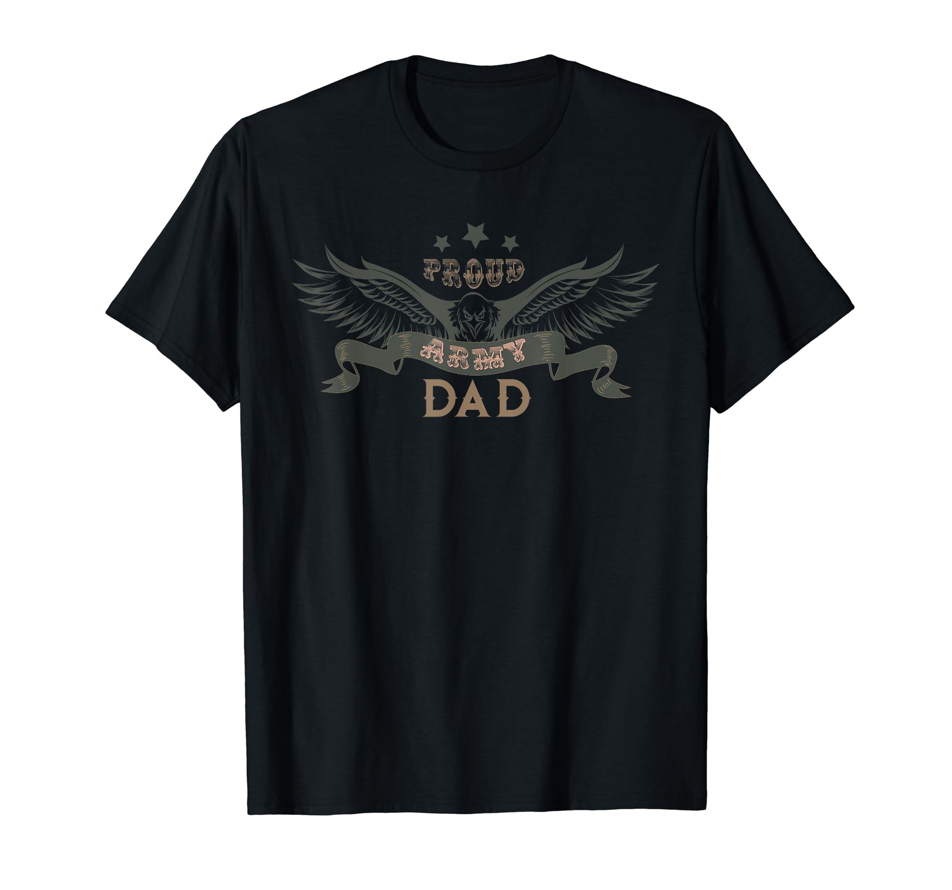 Mens Proud Army Dad T-Shirt - Casual Everyday Wear for Adults - T-Shirt, Sweatshirt, Hoodie