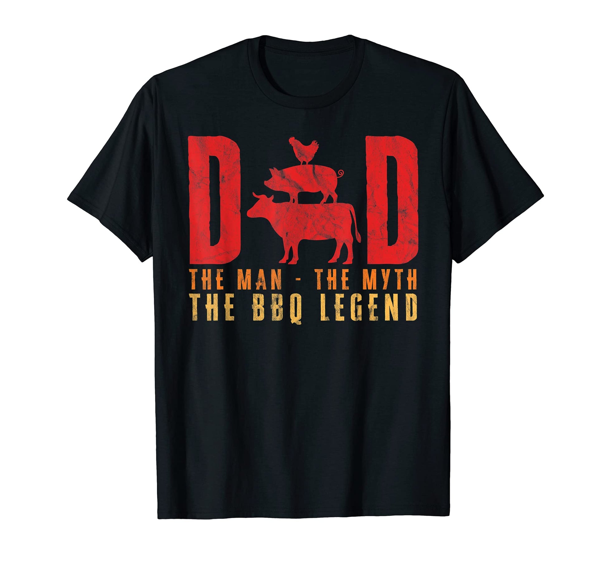 Mens Dad Myth Bbq Legend Funny Grilling T-Shirt - Aesthetic Graphic Unisex - T-Shirt, Sweatshirt, Hoodie
