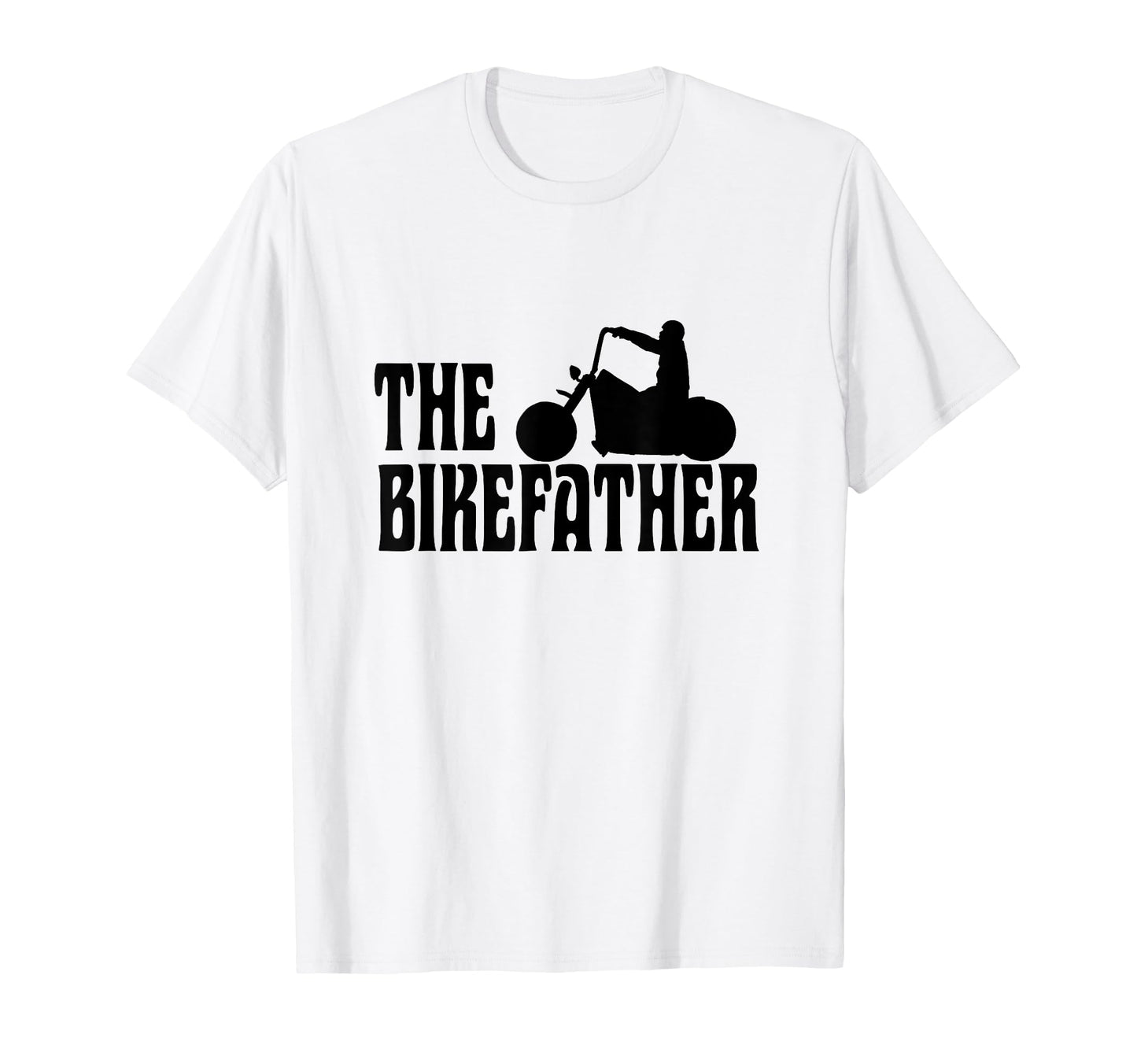 Biker Biker Dad Bikefather Funny T-Shirt - Custom Art Print Unisex - T-Shirt, Sweatshirt, Hoodie