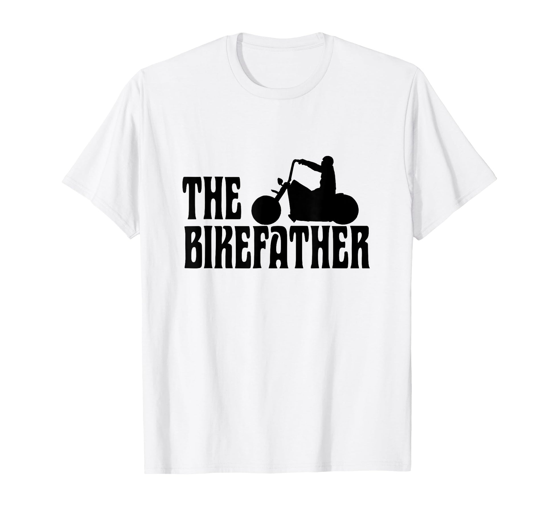 Biker Biker Dad Bikefather Funny T-Shirt - Custom Art Print Unisex - T-Shirt, Sweatshirt, Hoodie