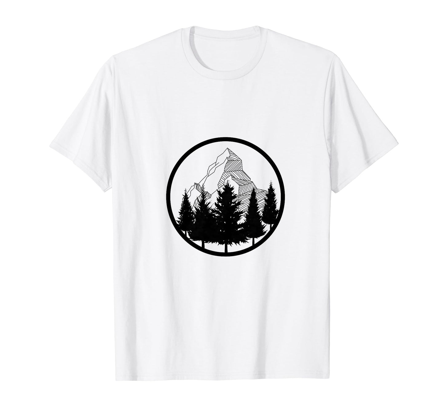 Minimal Mountains Geometry Husband T-Shirt - Novelty Apparel Men Women - T-Shirt, Sweatshirt, Hoodie
