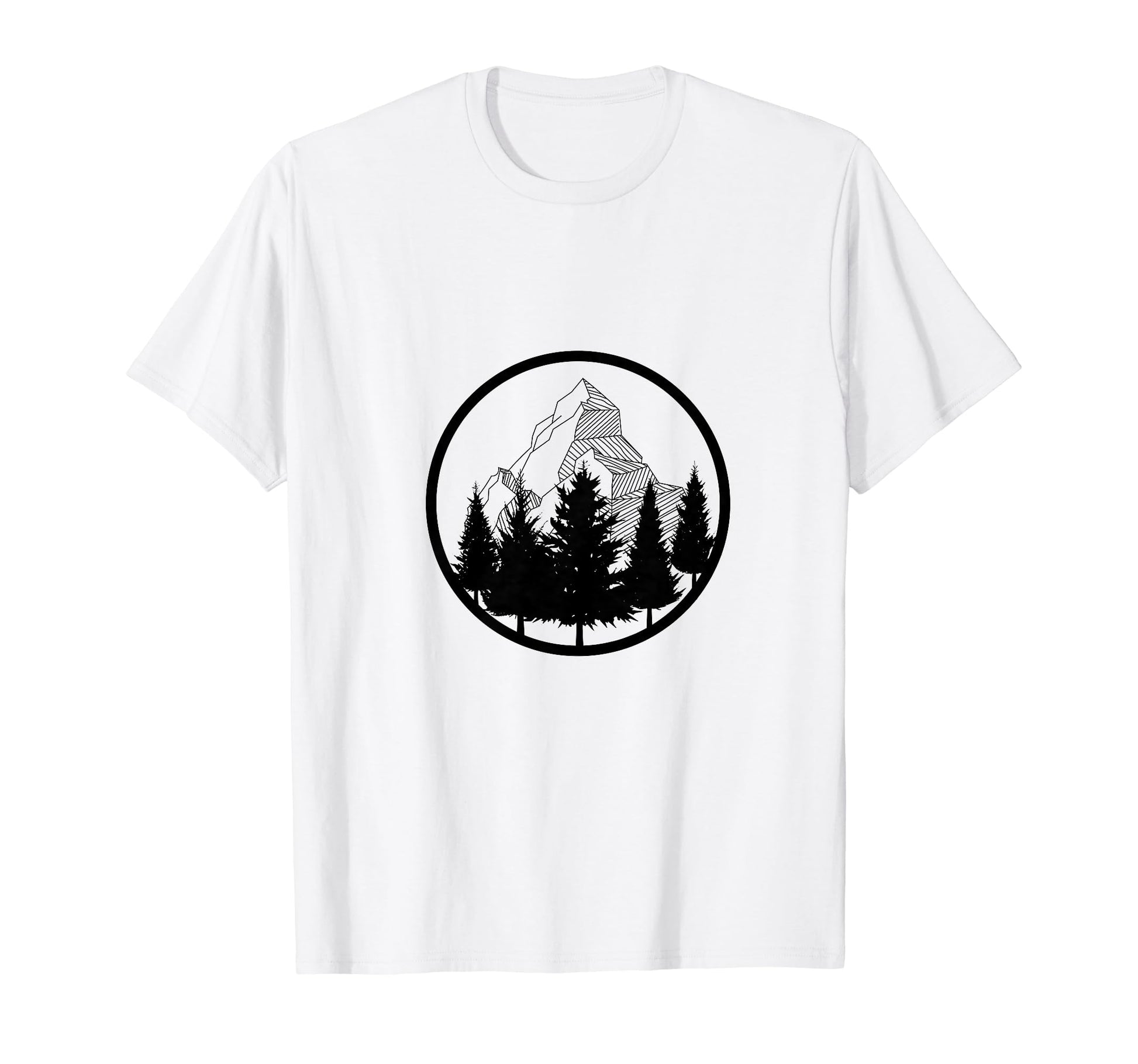 Minimal Mountains Geometry Husband T-Shirt - Novelty Apparel Men Women - T-Shirt, Sweatshirt, Hoodie