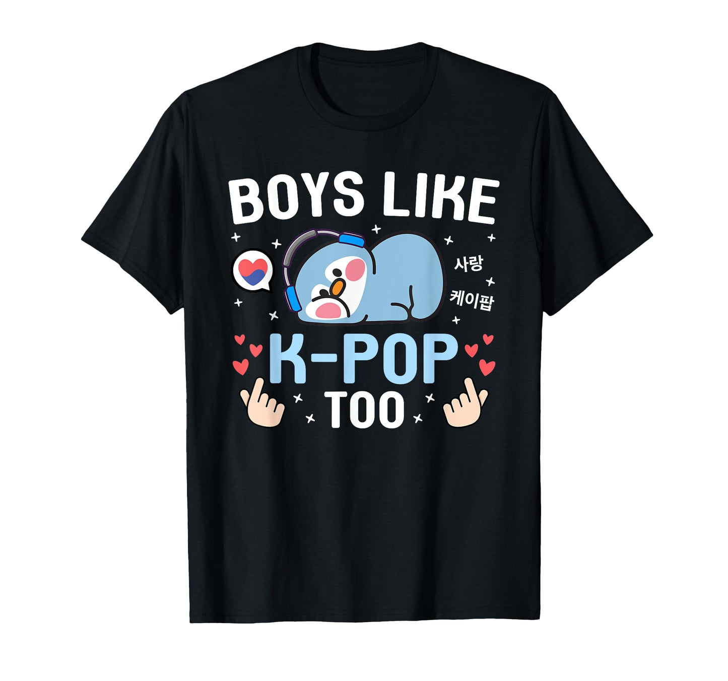 Like K Pop Too Kawaii Penguin Korean T-Shirt - Casual Everyday Wear Unisex - T-Shirt, Sweatshirt, Hoodie