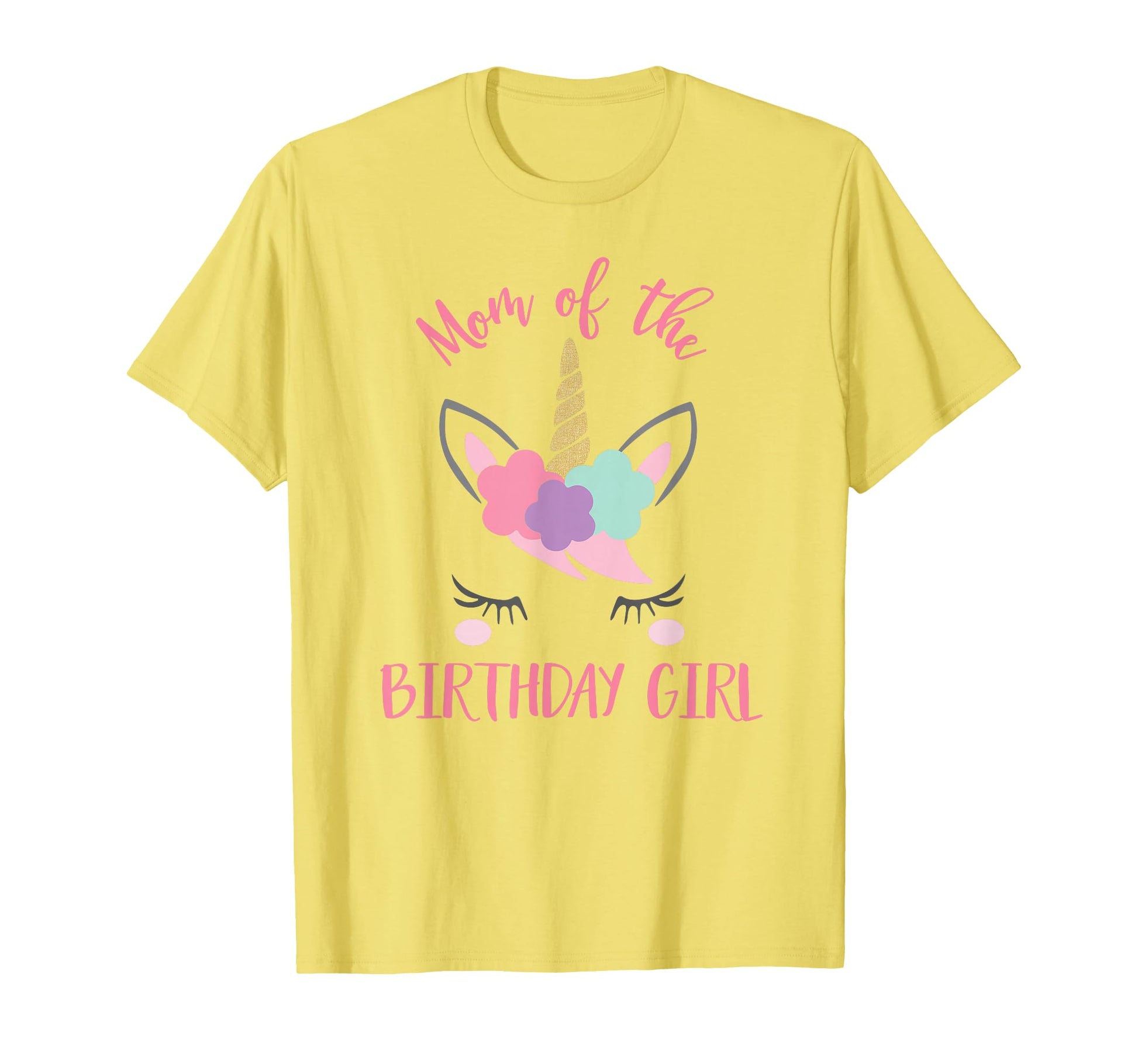 Unicorn Mom Mom Birthday Matching T-Shirt - Custom Art Print Men Women - T-Shirt, Sweatshirt, Hoodie