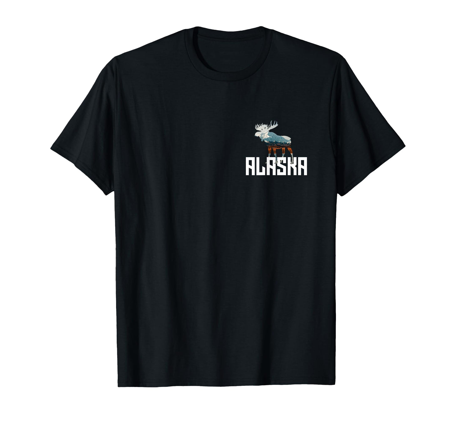 Moose Alaska Last Frontier Alaska Bear T-Shirt - Unique Graphic Unisex - T-Shirt, Sweatshirt, Hoodie