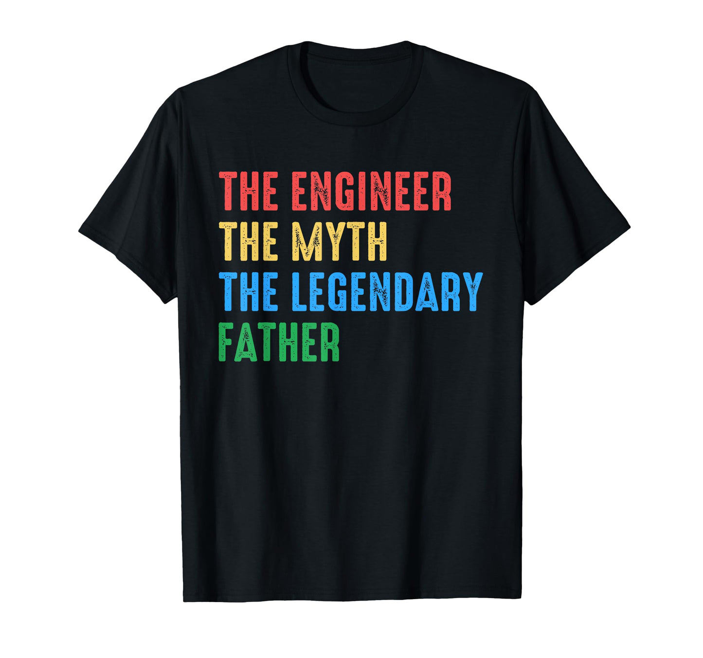 Mens Engineer Myth Legendary T-Shirt - Fun Novelty Design for Adults - T-Shirt, Sweatshirt, Hoodie