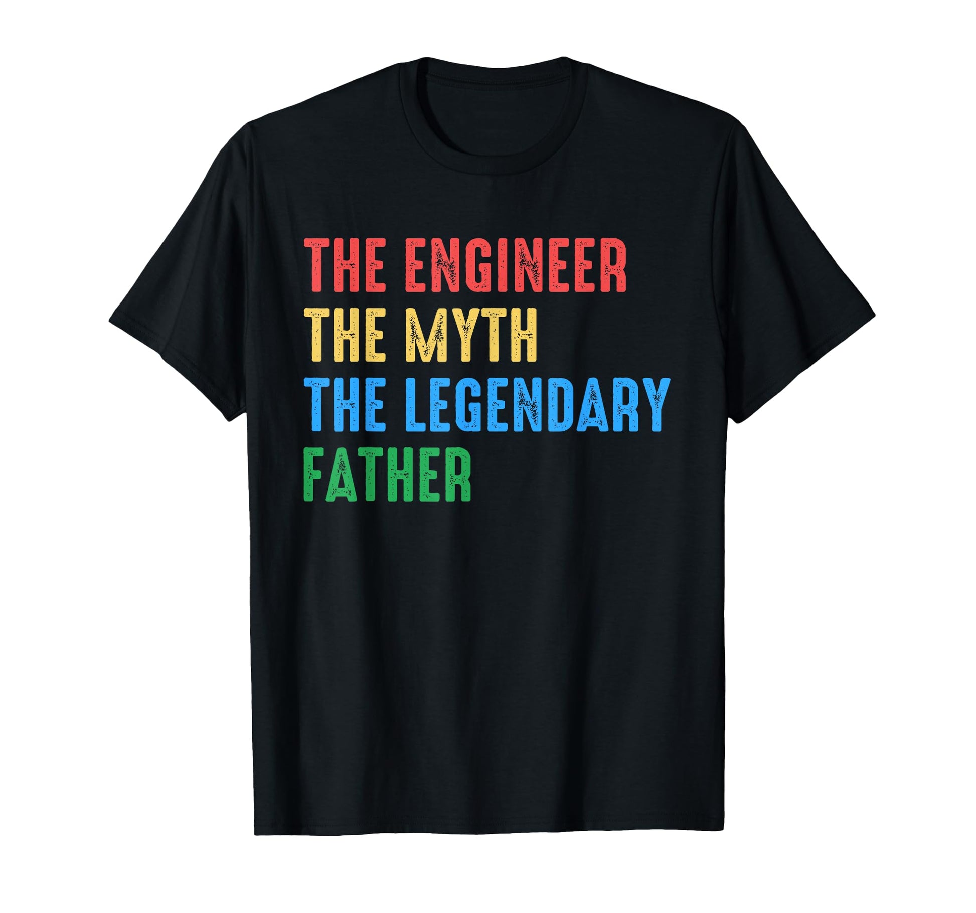 Mens Engineer Myth Legendary T-Shirt - Fun Novelty Design for Adults - T-Shirt, Sweatshirt, Hoodie