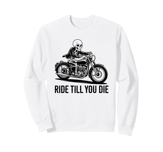 Biker Motorbiker Motorcyclist Dirt Sweatshirt - Custom Art Print Men Women - T-Shirt, Sweatshirt, Hoodie