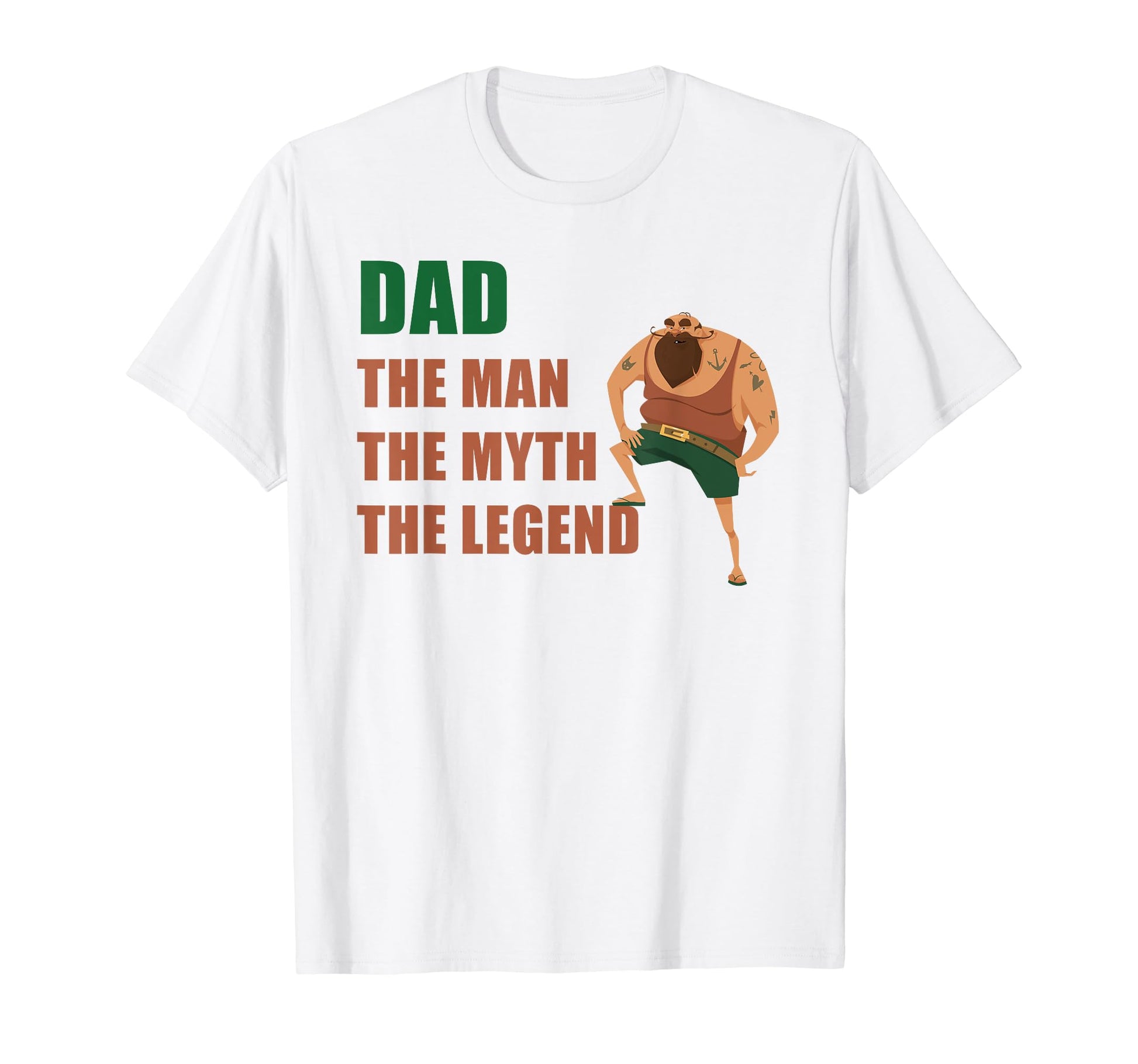 Dad Myth Legend Fathers Day Funny T-Shirt - Novelty Apparel Men Women - T-Shirt, Sweatshirt, Hoodie