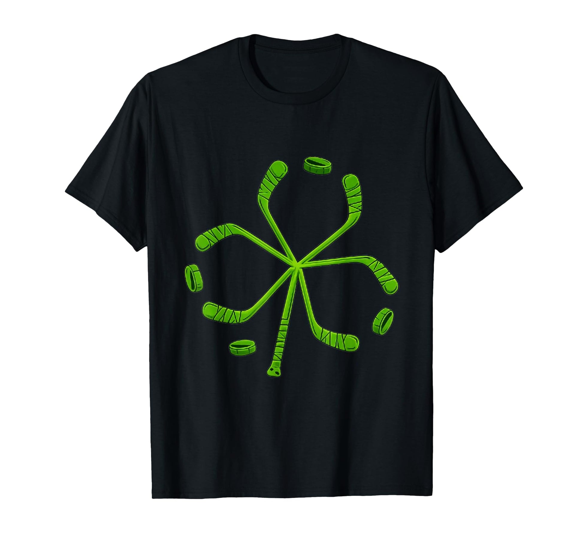 St Patricks Day Shamrock Hockey St T-Shirt - Graphic Print Men Women - T-Shirt, Sweatshirt, Hoodie