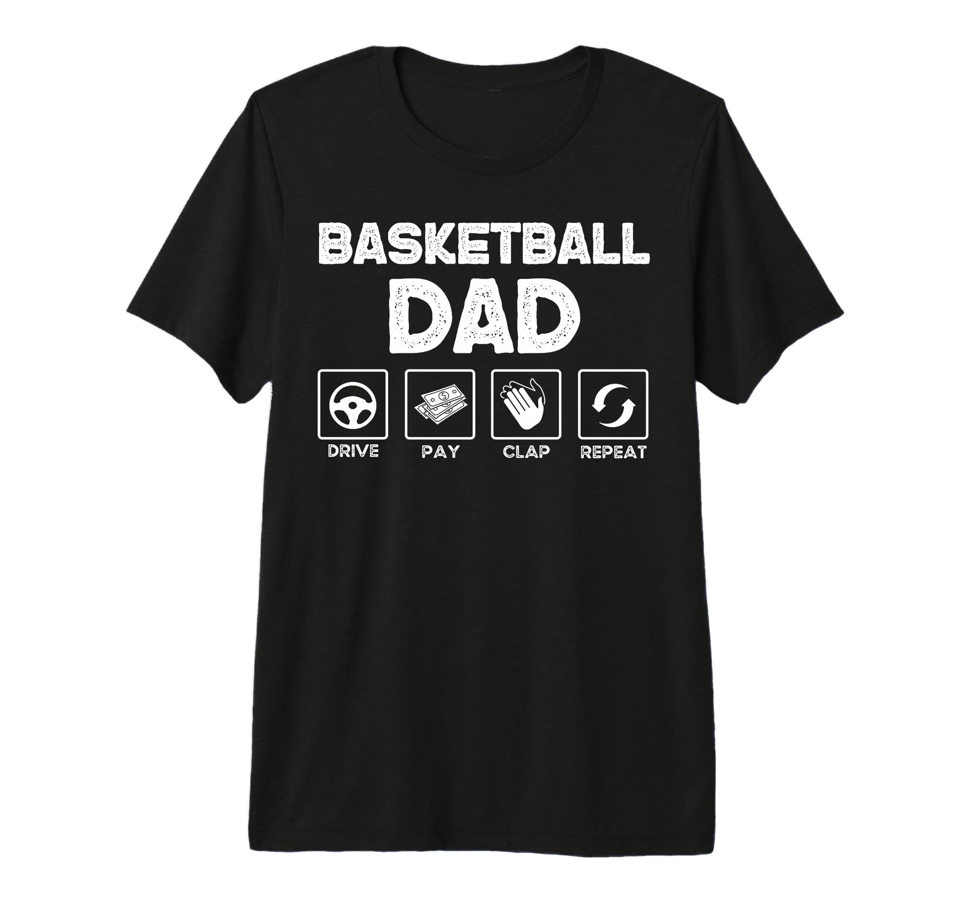 Basketball Dad Sport Supporting Dad T-Shirt - Graphic Print for Adults - T-Shirt, Sweatshirt, Hoodie