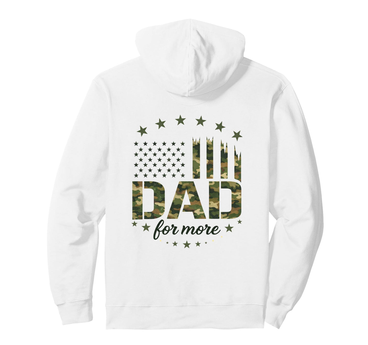 Fathers Day Patriotic 4Th July Dad Hoodie - Aesthetic Graphic for Adults - T-Shirt, Sweatshirt, Hoodie