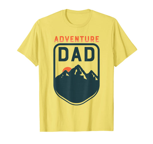 Adventure Dad Fathers Day Camping T-Shirt - Minimalist Print Men Women - T-Shirt, Sweatshirt, Hoodie