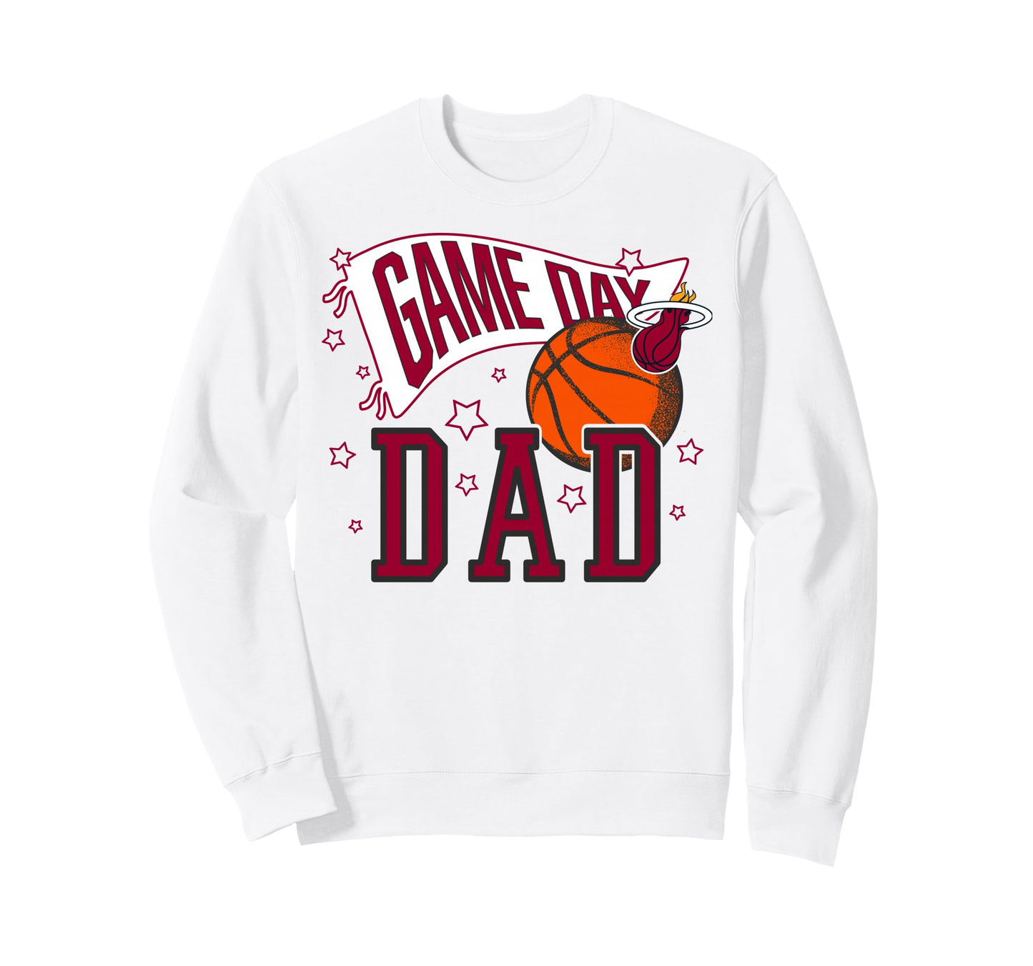 Nba Miami Heat Fathers Day Sweatshirt - Fun Novelty Design Men Women - T-Shirt, Sweatshirt, Hoodie
