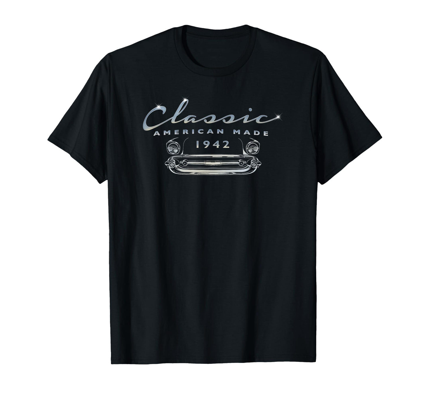 Car 1942 Happy 84Th Birthday Antique Auto T-Shirt - Trendy Graphic Unisex - T-Shirt, Sweatshirt, Hoodie