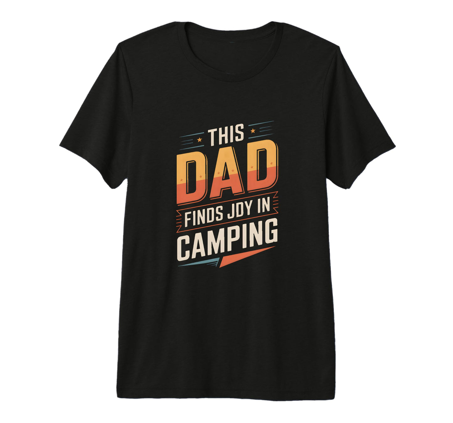 Mens This Dad Finds Joy Camping T-Shirt - Novelty Apparel Men Women - T-Shirt, Sweatshirt, Hoodie