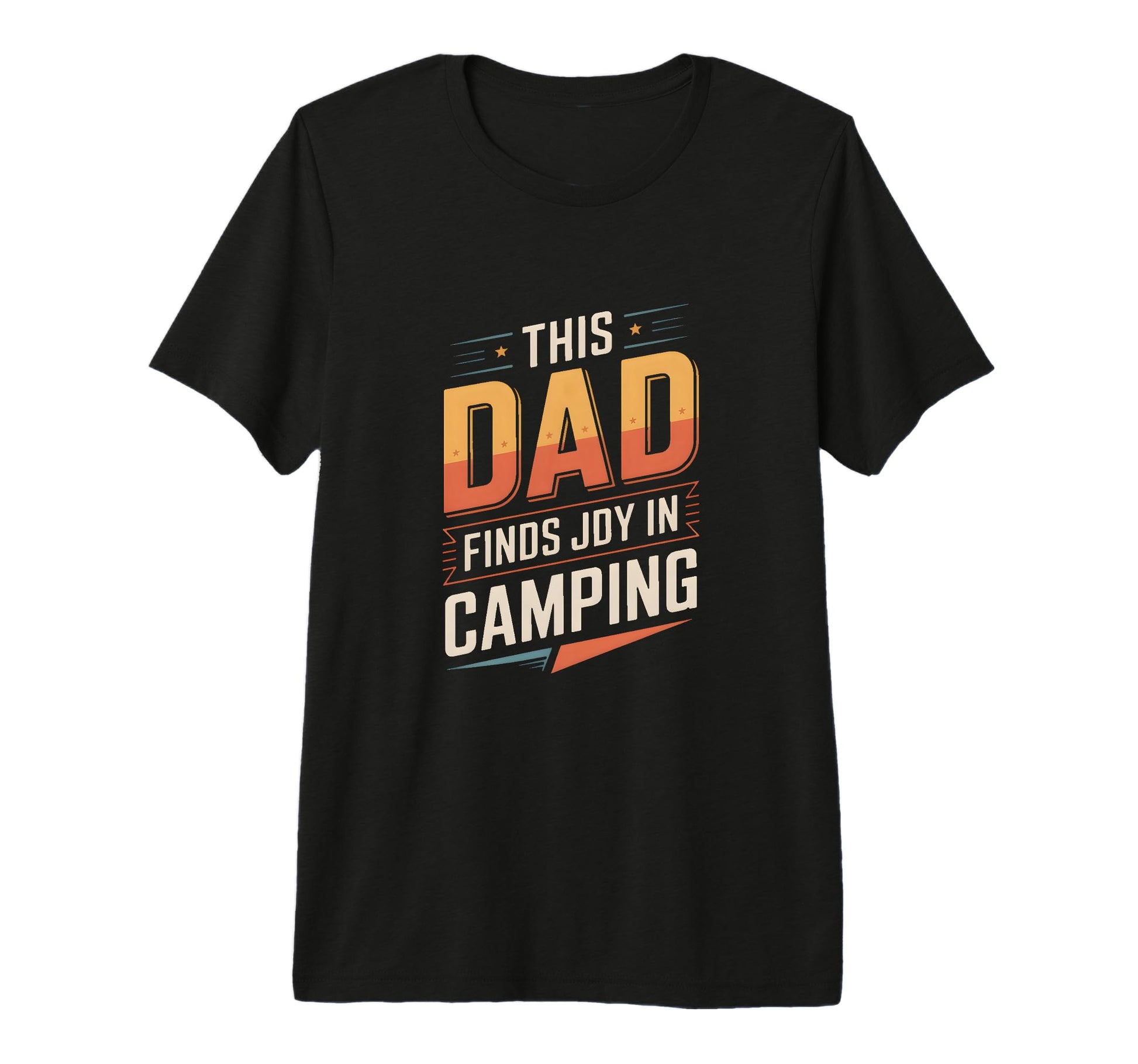Mens This Dad Finds Joy Camping T-Shirt - Novelty Apparel Men Women - T-Shirt, Sweatshirt, Hoodie