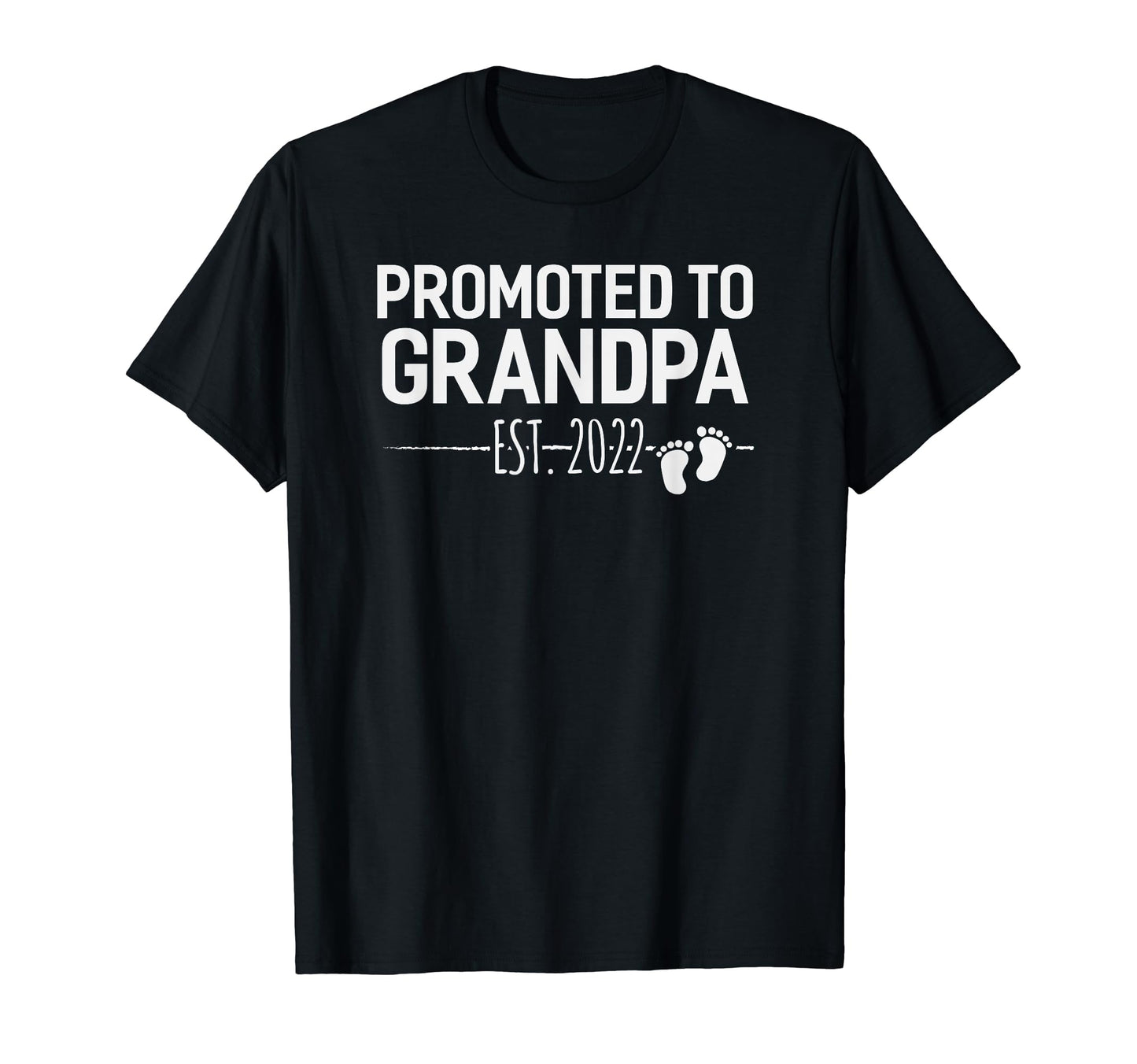 Promoted To Grandpa 2022 Announcement T-Shirt - Graphic Print Unisex - T-Shirt, Sweatshirt, Hoodie