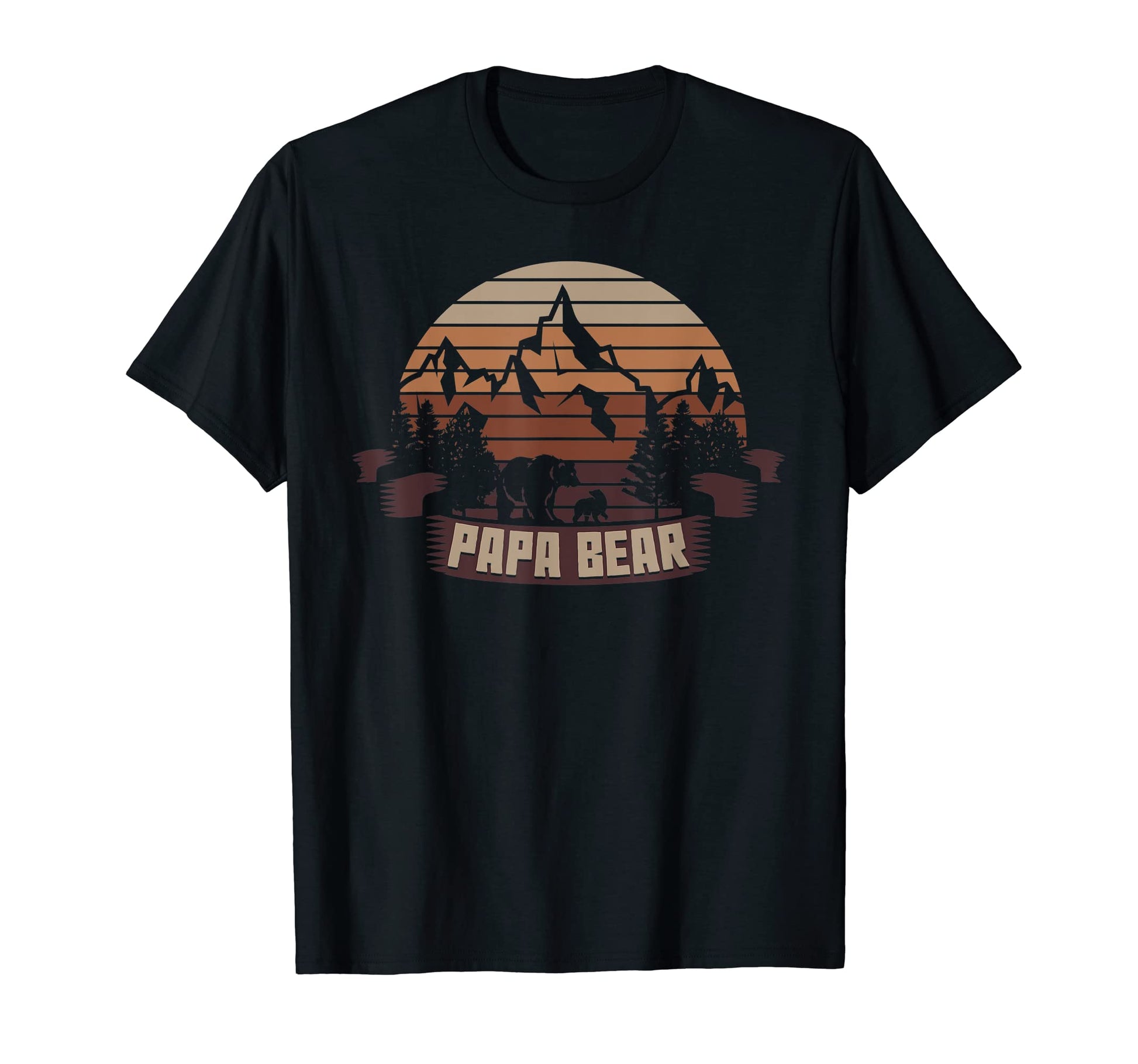 Dad Bear Hiking Camping Dad Bear Fathers T-Shirt - Streetwear Style Unisex - T-Shirt, Sweatshirt, Hoodie