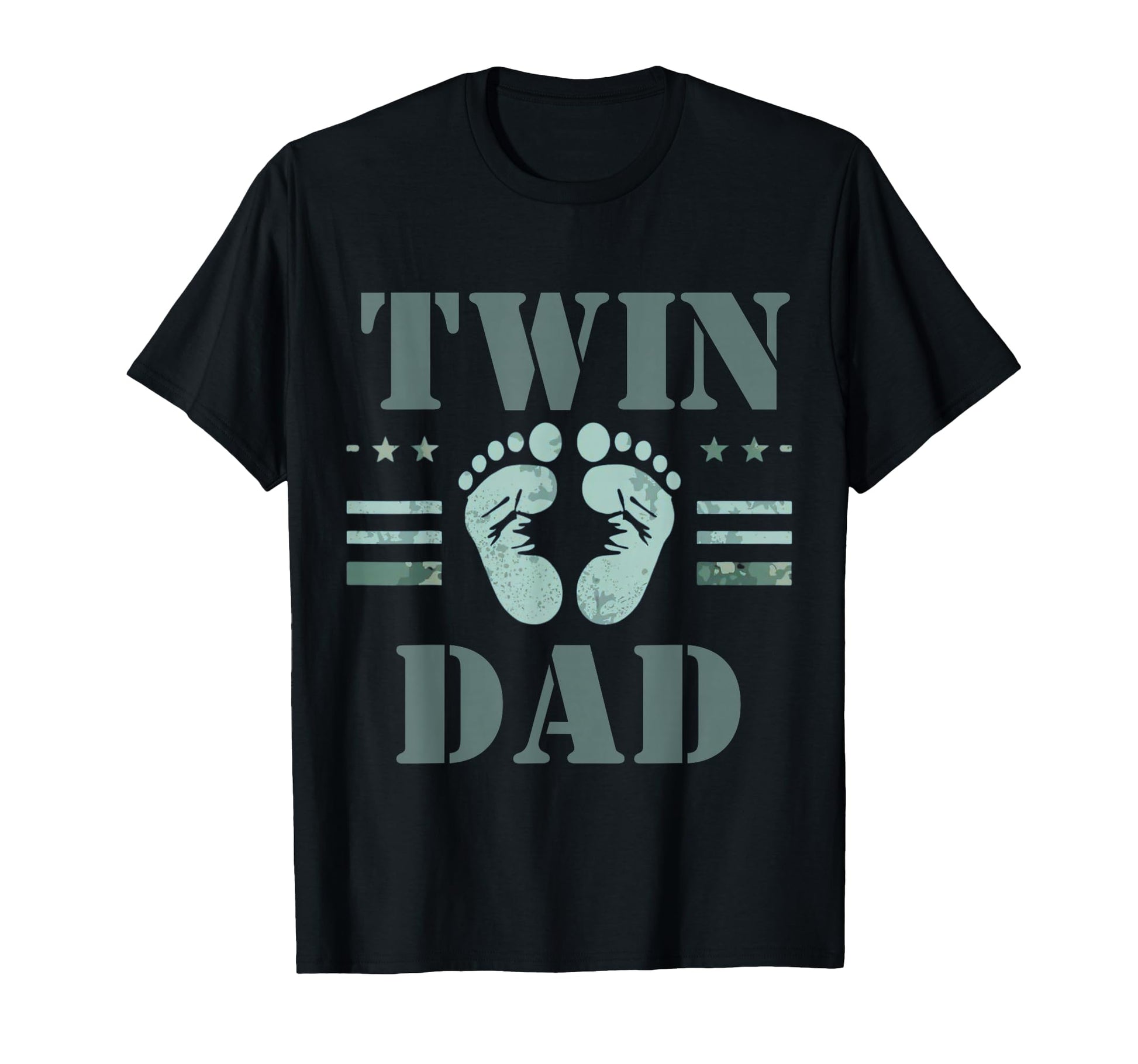 Twin Dad Camo Army Twin Dad New Twin Dads T-Shirt - Custom Art Print Unisex - T-Shirt, Sweatshirt, Hoodie